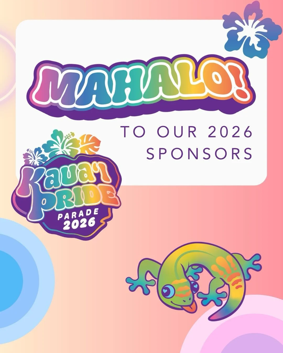 🌈 @kauaiprideparade is this Saturday on Kaua&rsquo;i! 

I&rsquo;m honored for my mermaid and underwater portrait photography business @kauai.mermaid.experience to be one of the sponsors for Kaua&rsquo;i Pride Parade this year! 

Come on out Kaua&rsq