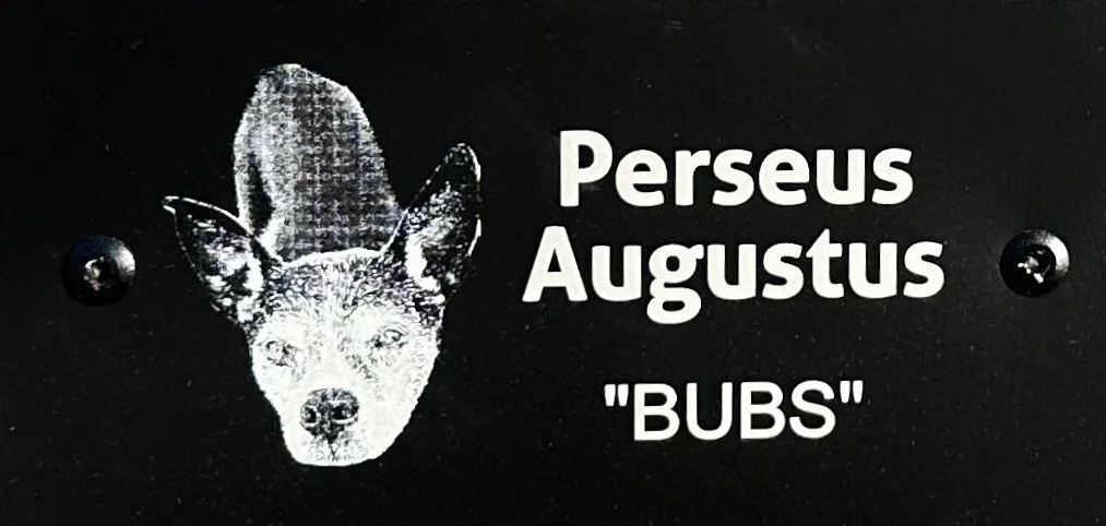 Memorial Garden - Two lines + Image