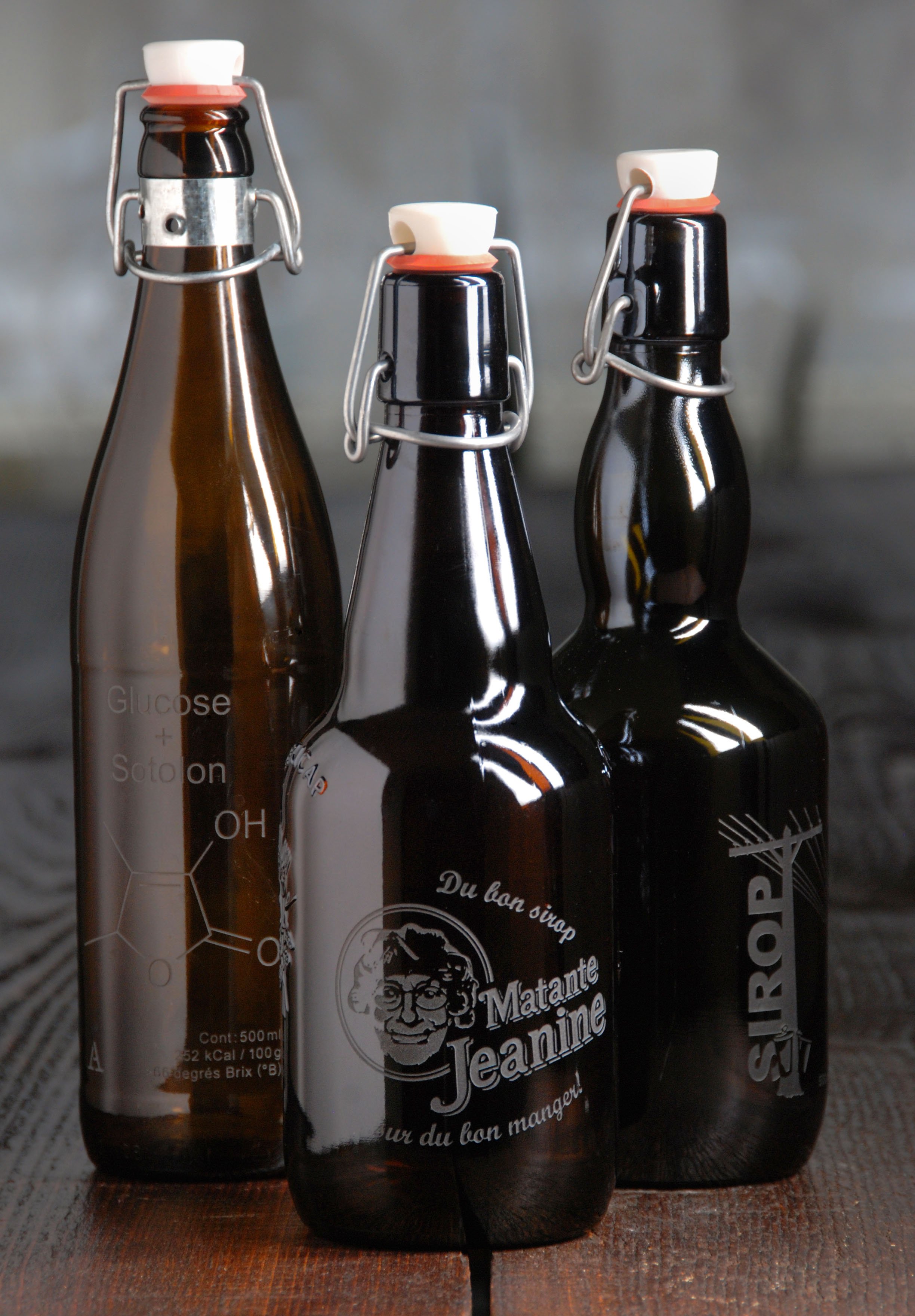 Matante Jeanine, Syrup Bottles, 2010