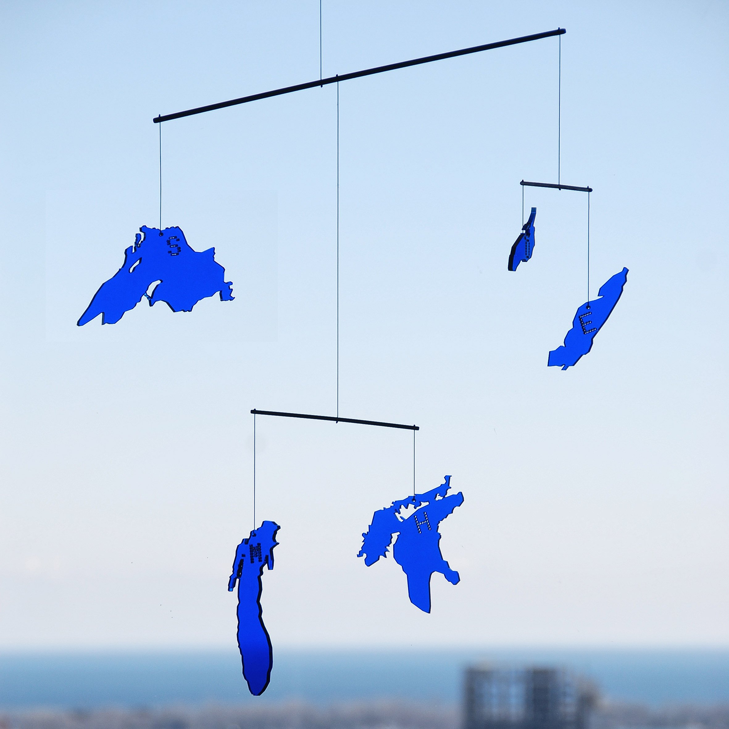 Mobile H.O.M.E.S., Laser cut mobile, 2014