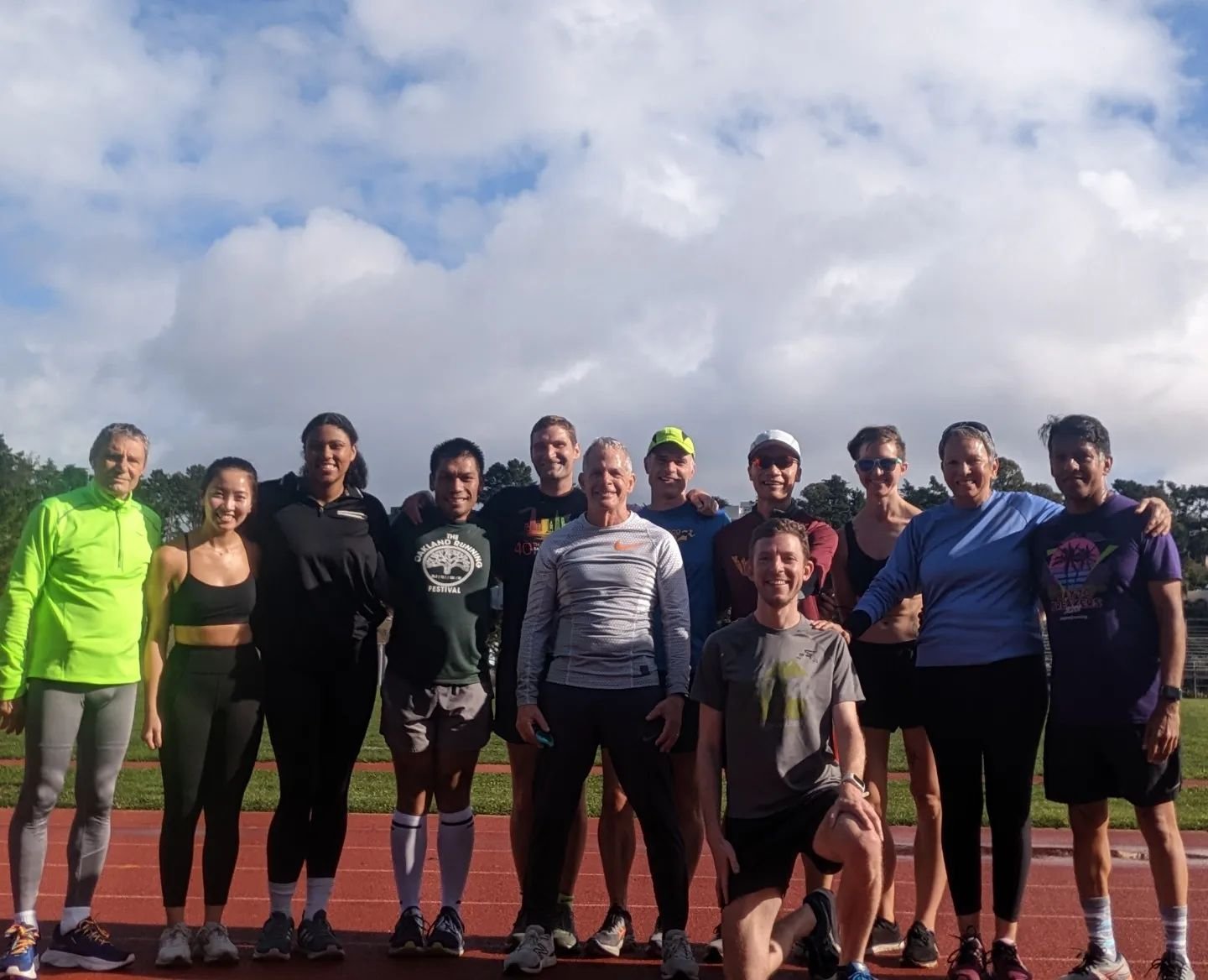 Pre-Season practices for SFTFC have resumed for both the sprint squad and the distance crew, getting ready for Christmas Relays and the Berkeley All Comers Meets. 

Find us at the Asawa SOTA track on Sundays at 9:30am (distance) and 10am (sprinters)!