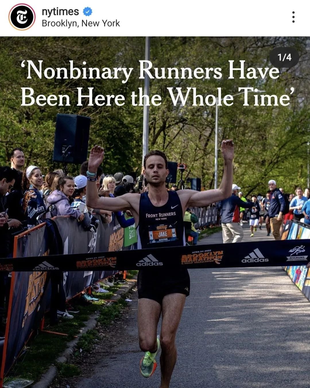 New @nytimes article about finally acknowledging non-binary runners in races. We are so proud to honor the accomplishments of all our participants, as one of the few track meets with a non-binary gender category. All are welcome at Pride Meet!

Also,