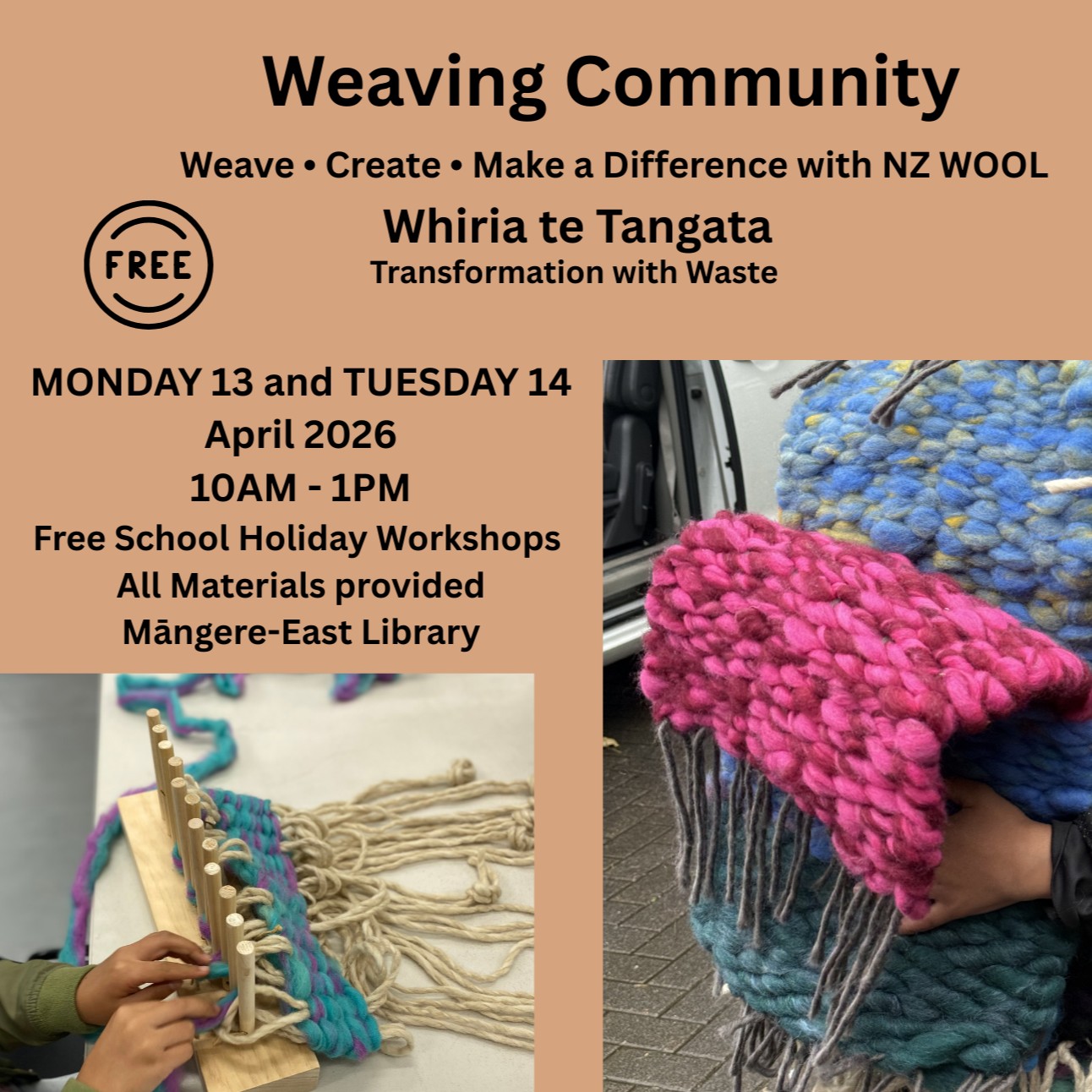 Weaving Community -School Holiday Workshop-