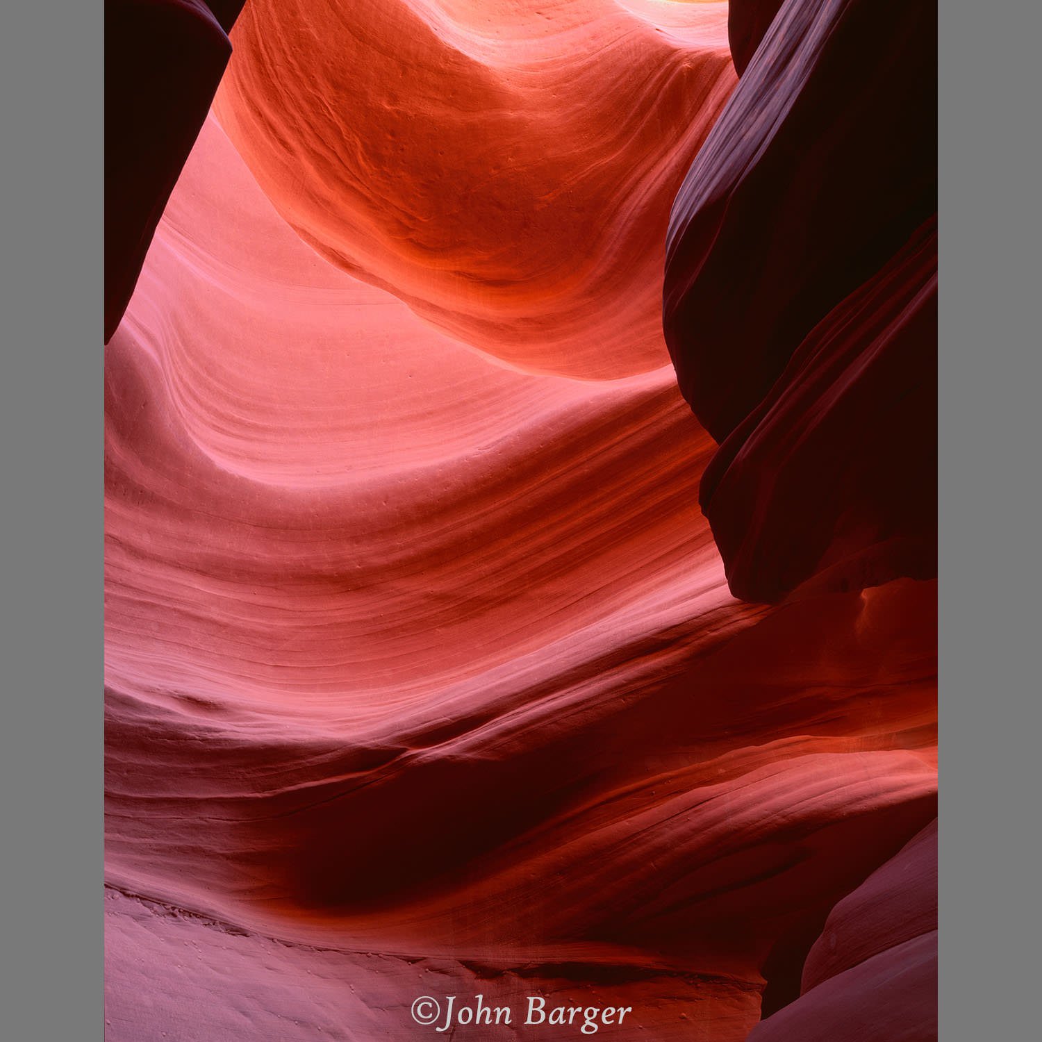Fine art photographic print of dramatic, eroded sandstone shapes