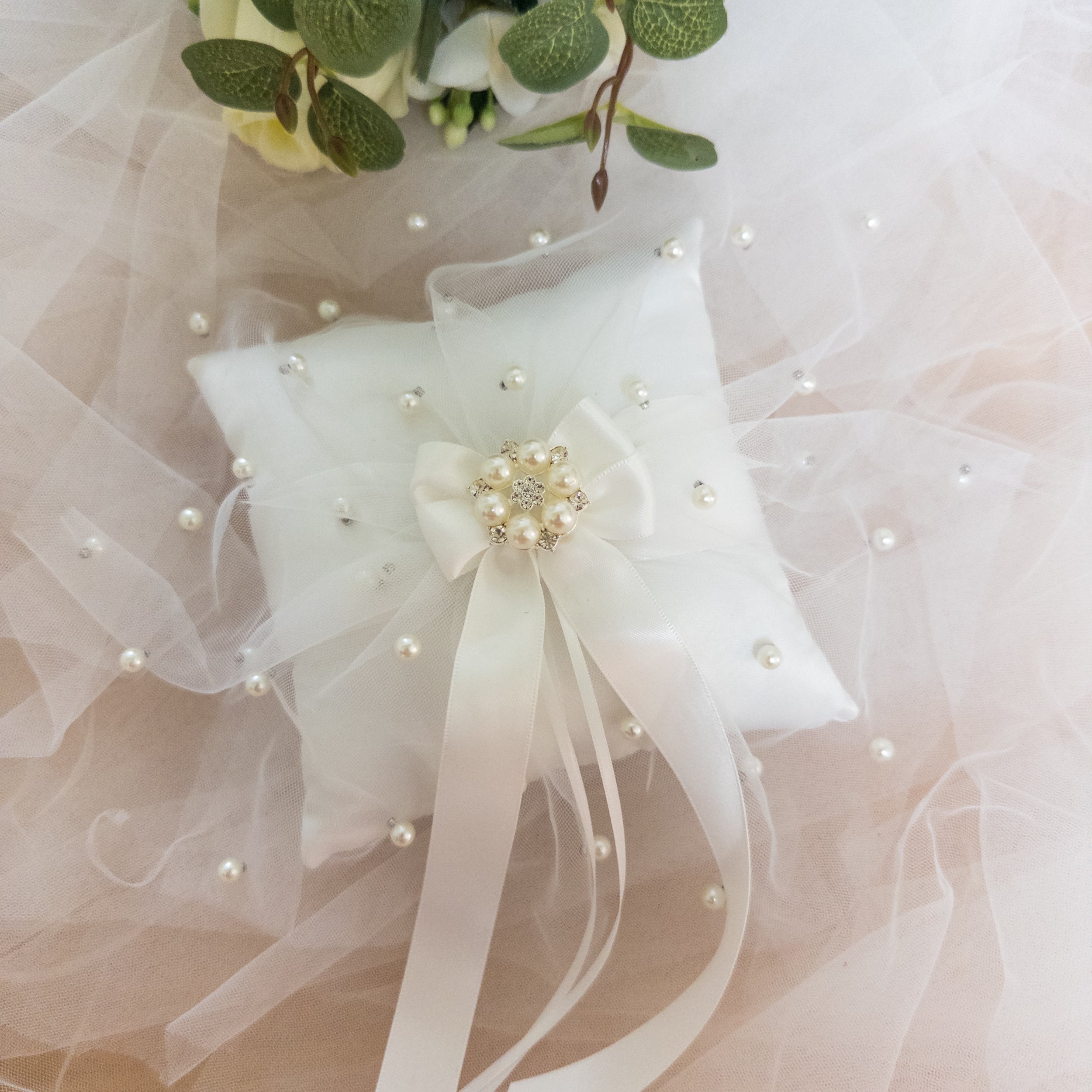 Pearl Ring Bearer Pillow