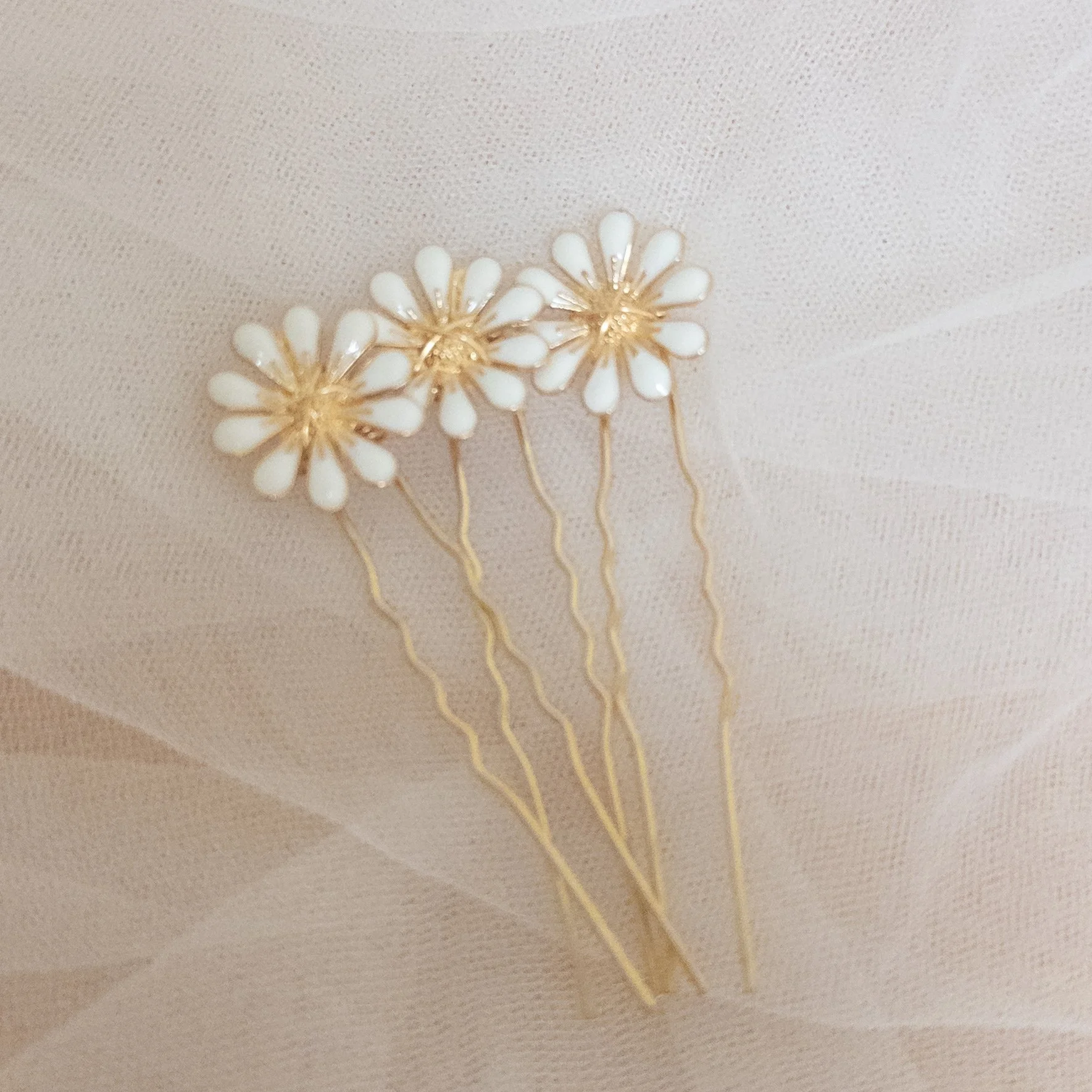 Daisyl Wedding Hair Pins