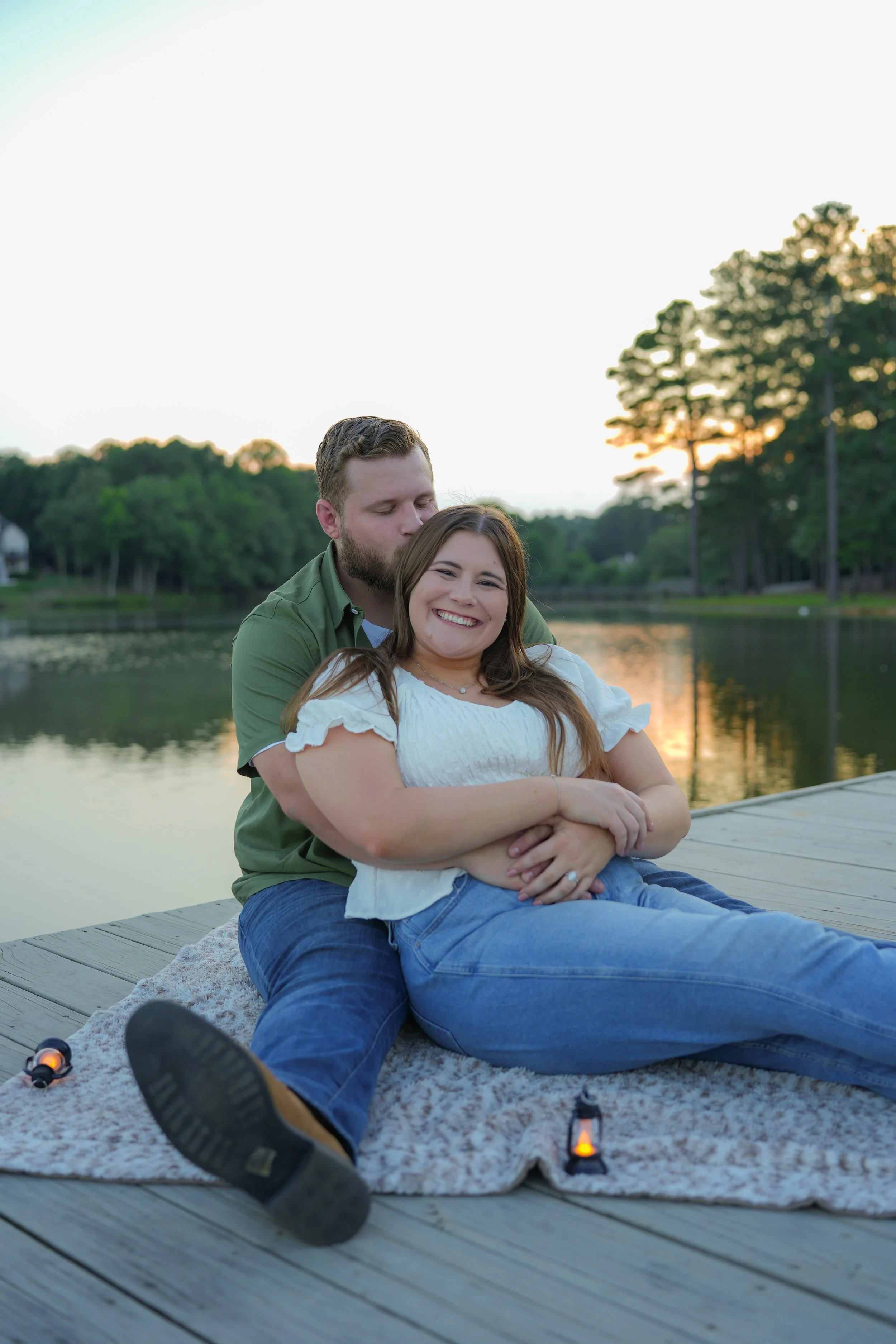 Natural Light Couples Portrait Capturing Authentic Connection in Buford GA