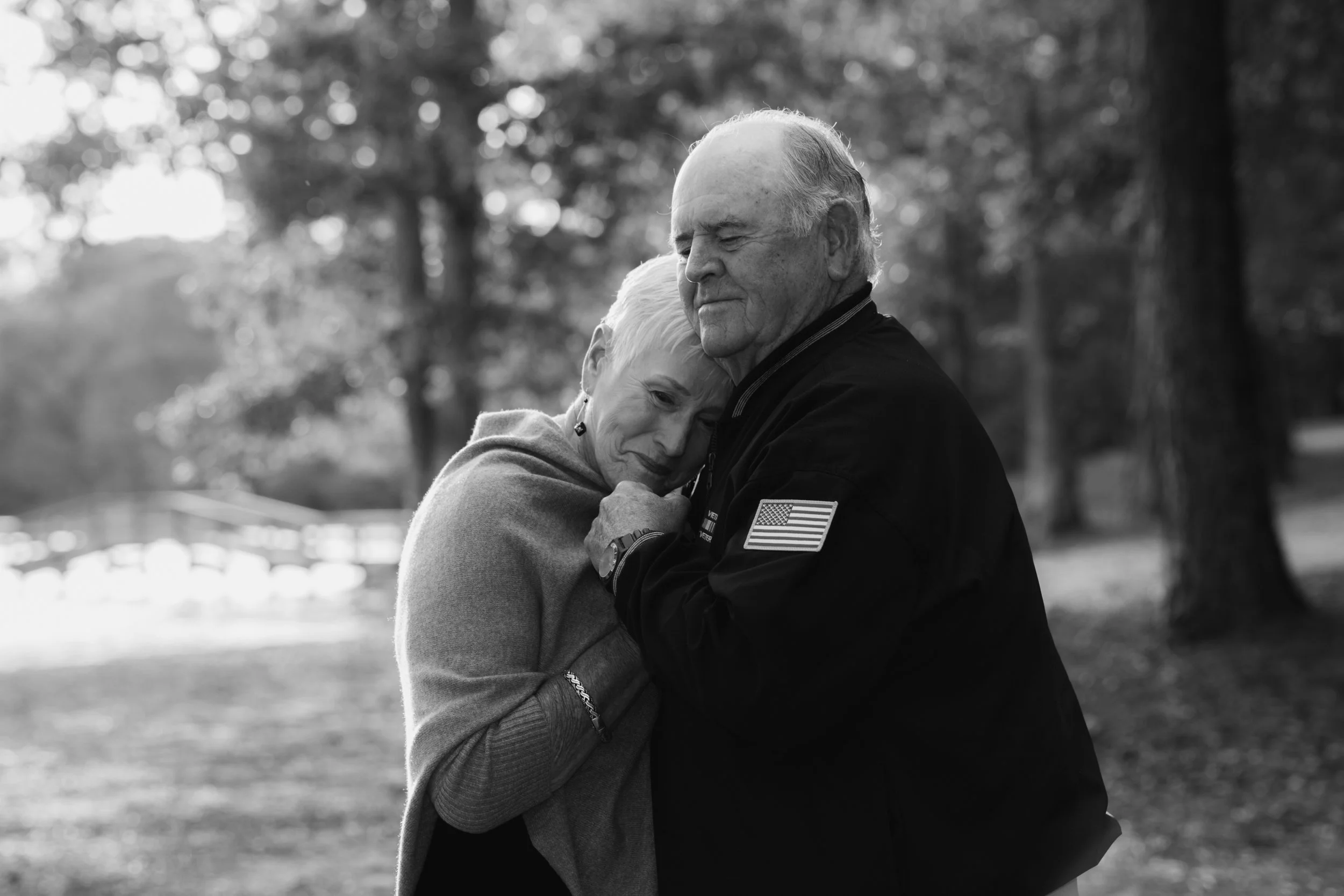 Couples photography session at sunset captured in Buford GA