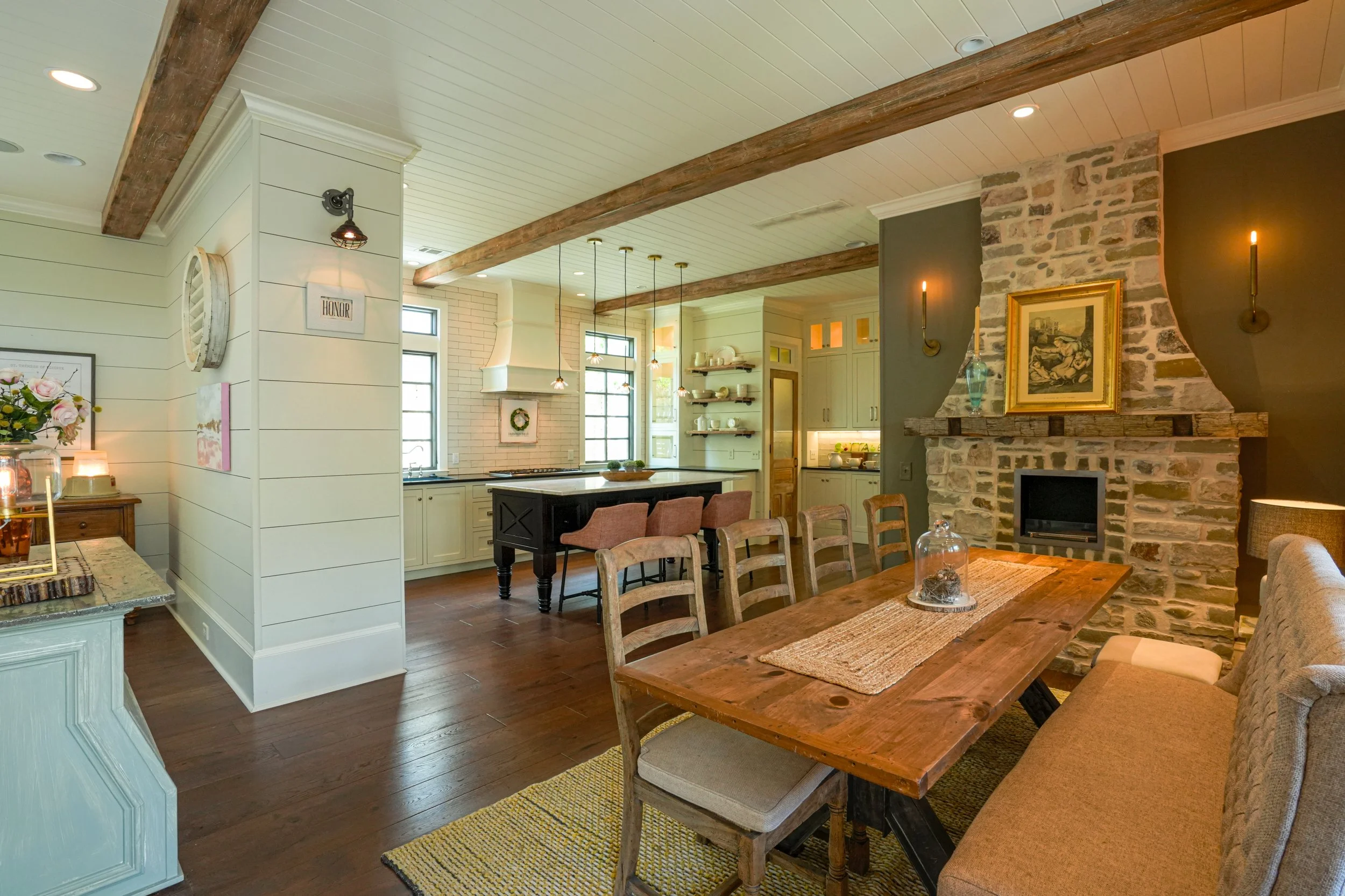 Modern kitchen interior captured for real estate marketing in Buford GA