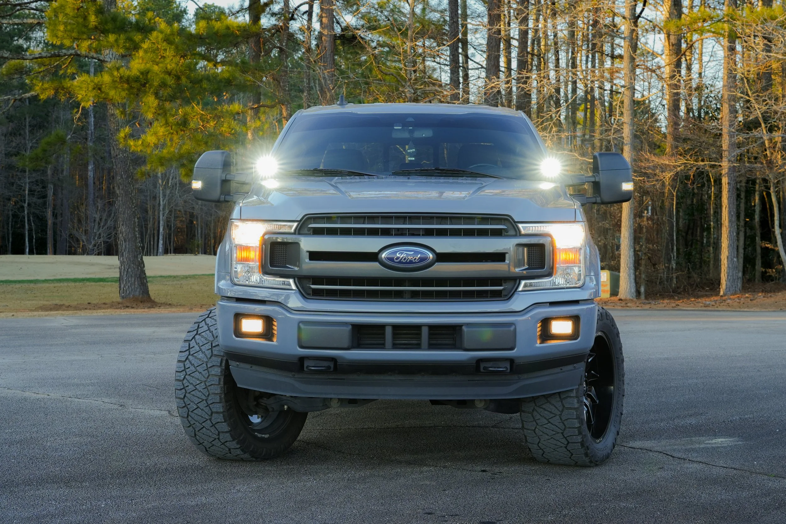 f150 photographed in a parking lot