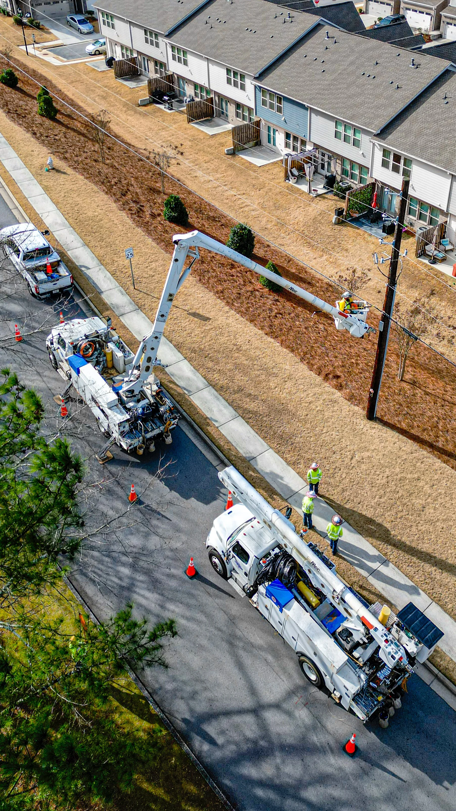Local roadwork construction improving roadway conditions in Buford