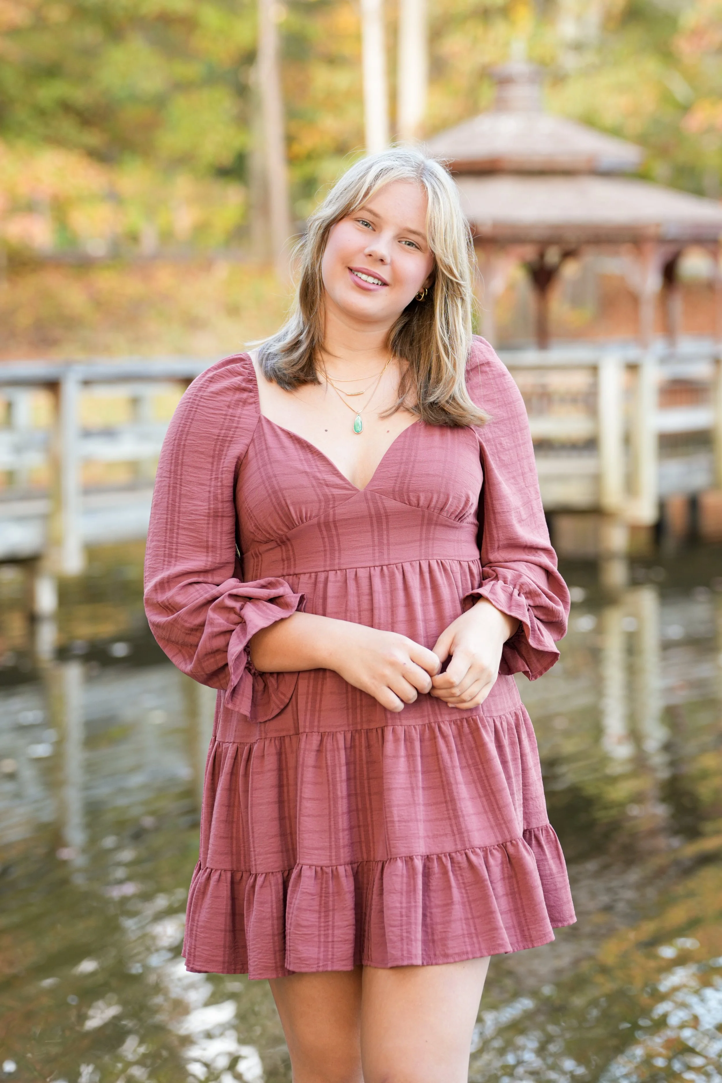 lifestyle teen portrait with natural pose and expression in Buford GA