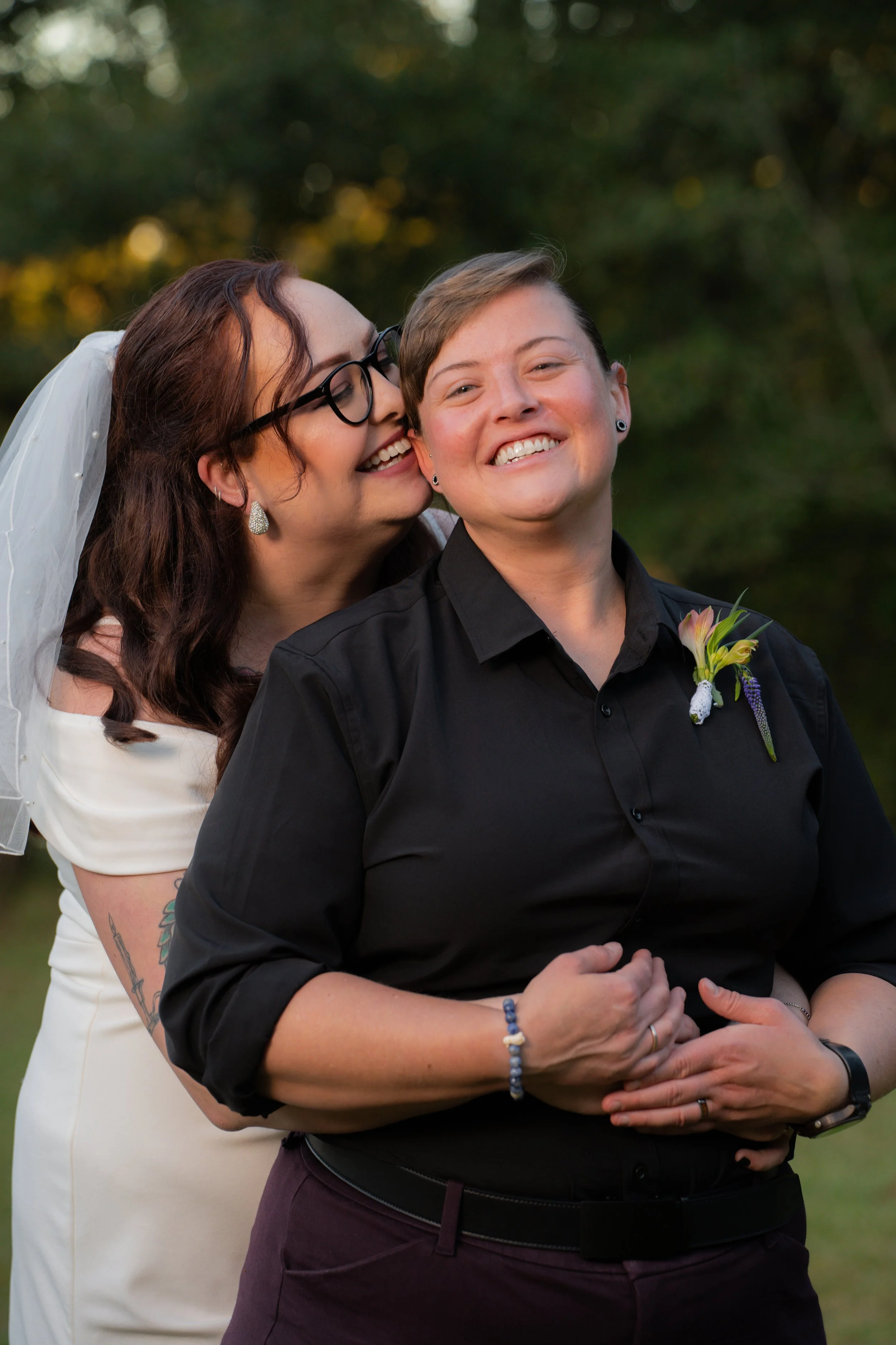 Couple Smiling After Their Elopement Photographed By River Pine Studios Photography and Videography