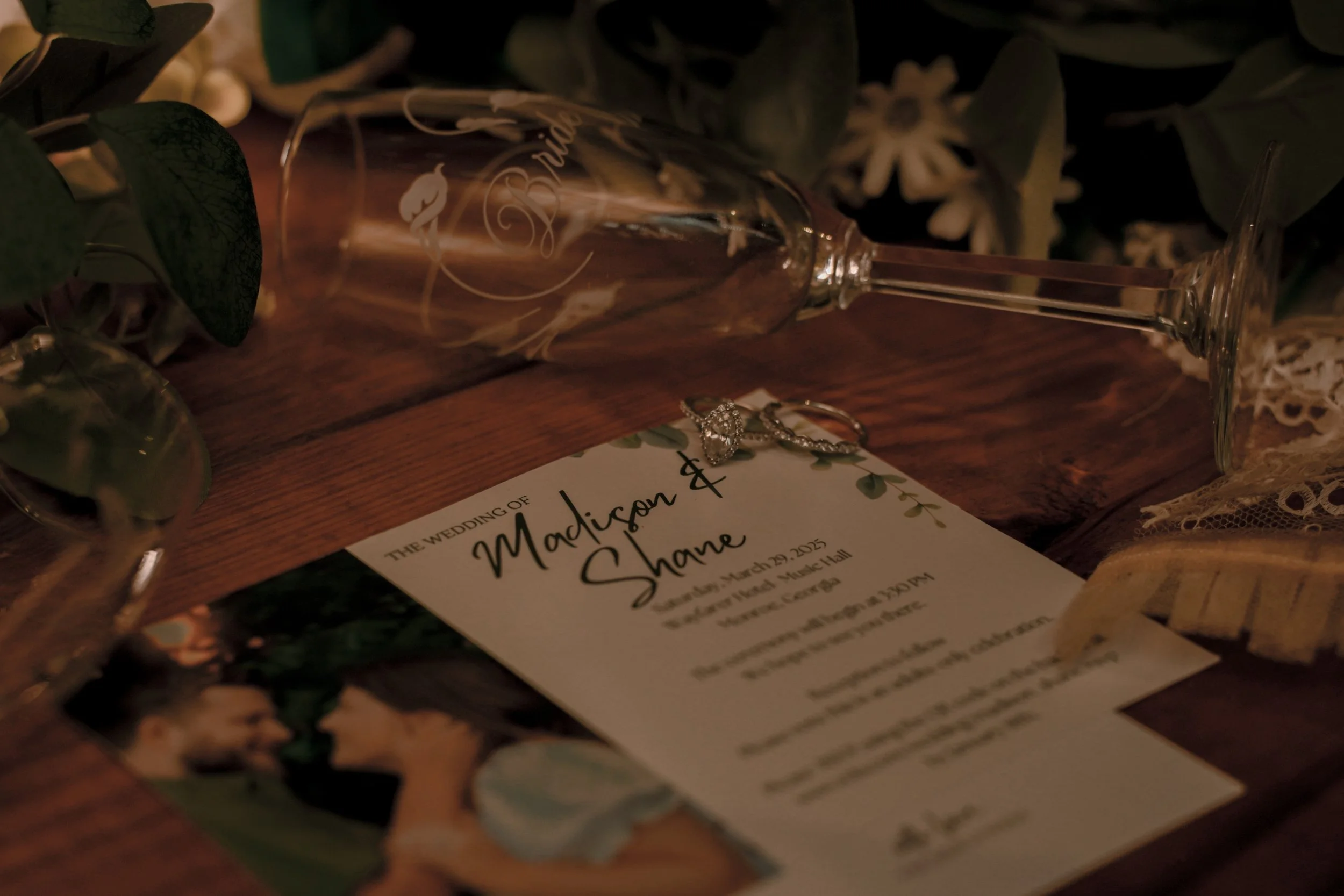 Elegant wedding decor detail photography captured professionally
