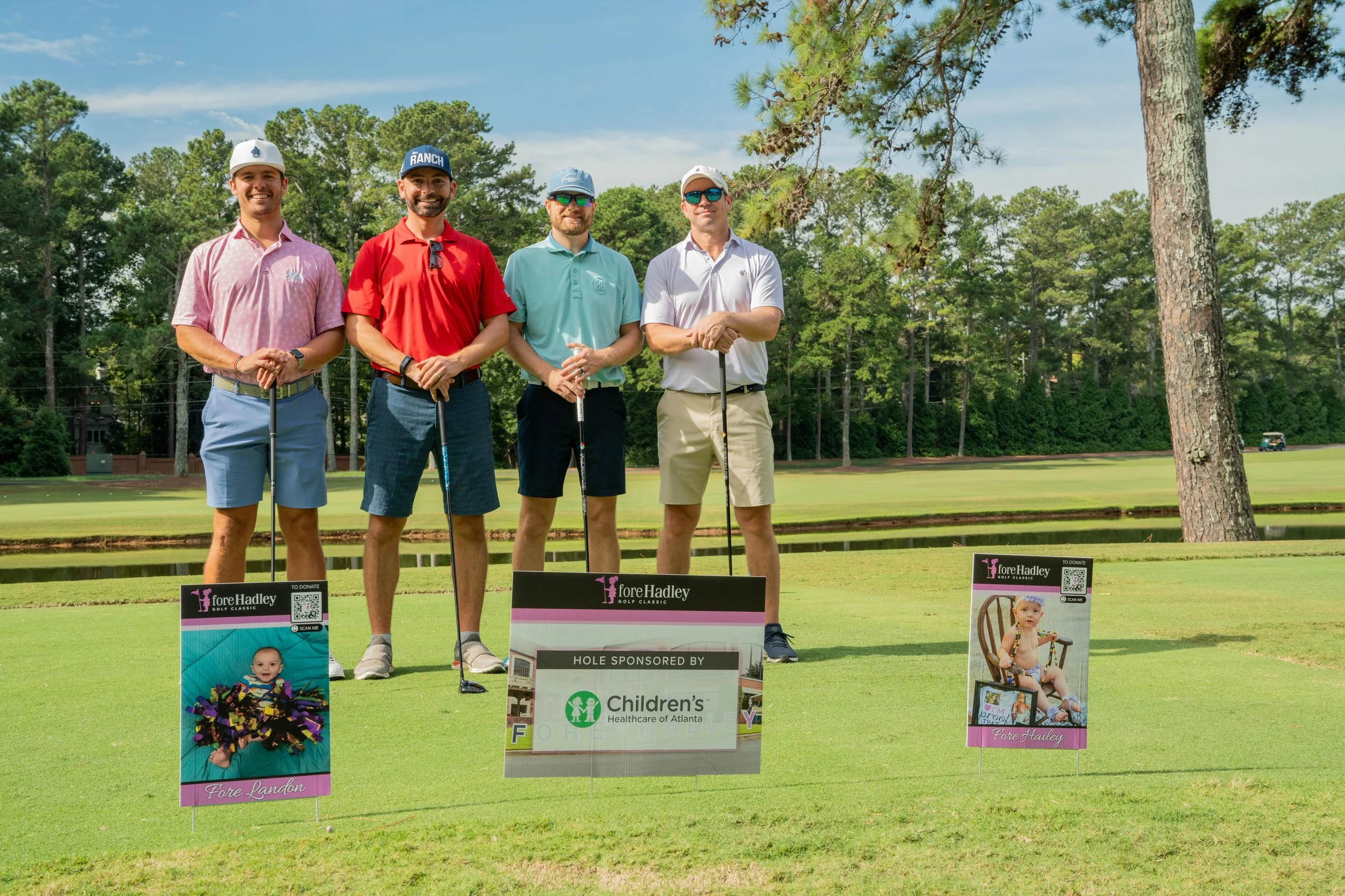 Golf tournament event showcasing networking and outdoor activity