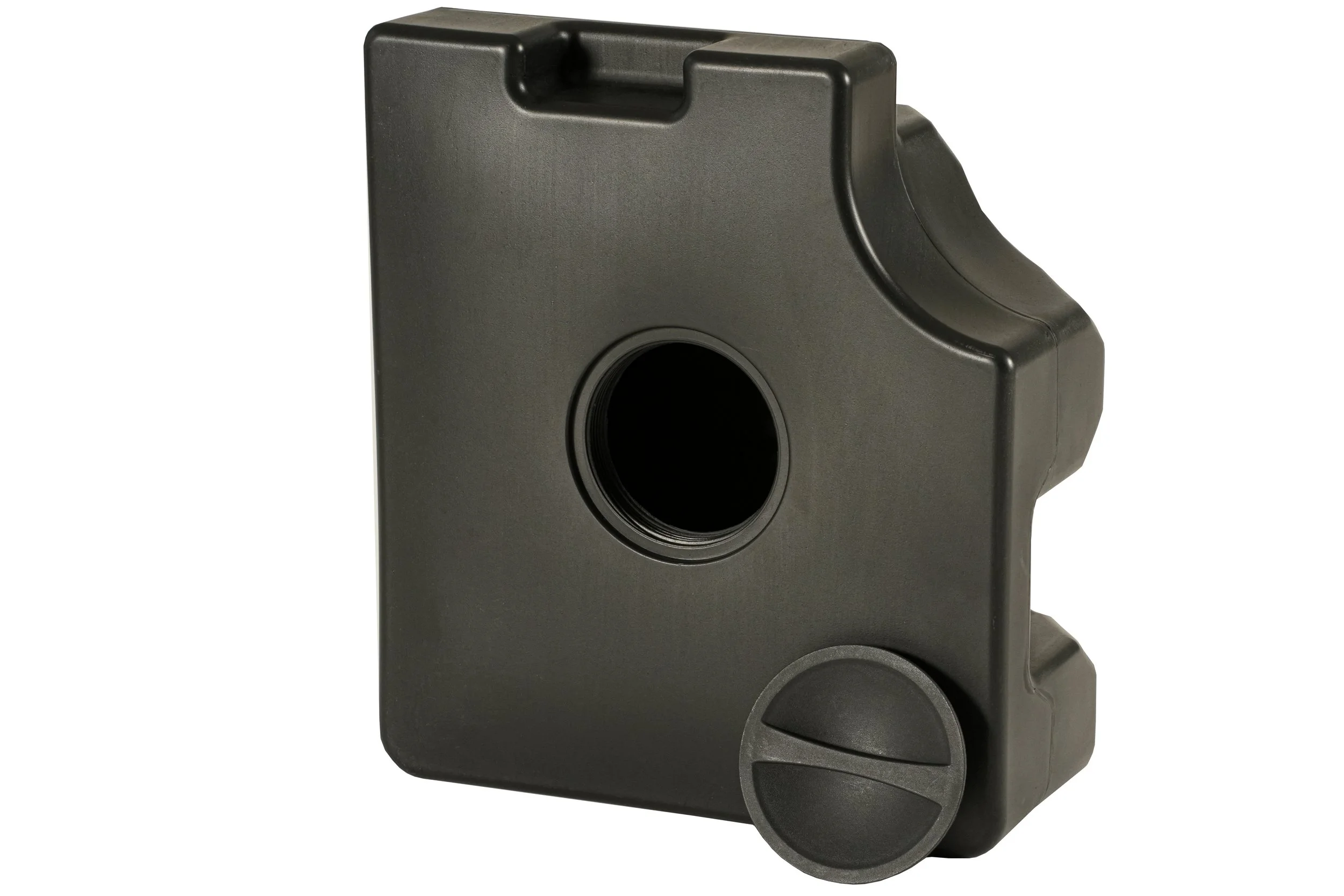 Ceramic garden planter pot on white background captured for online store