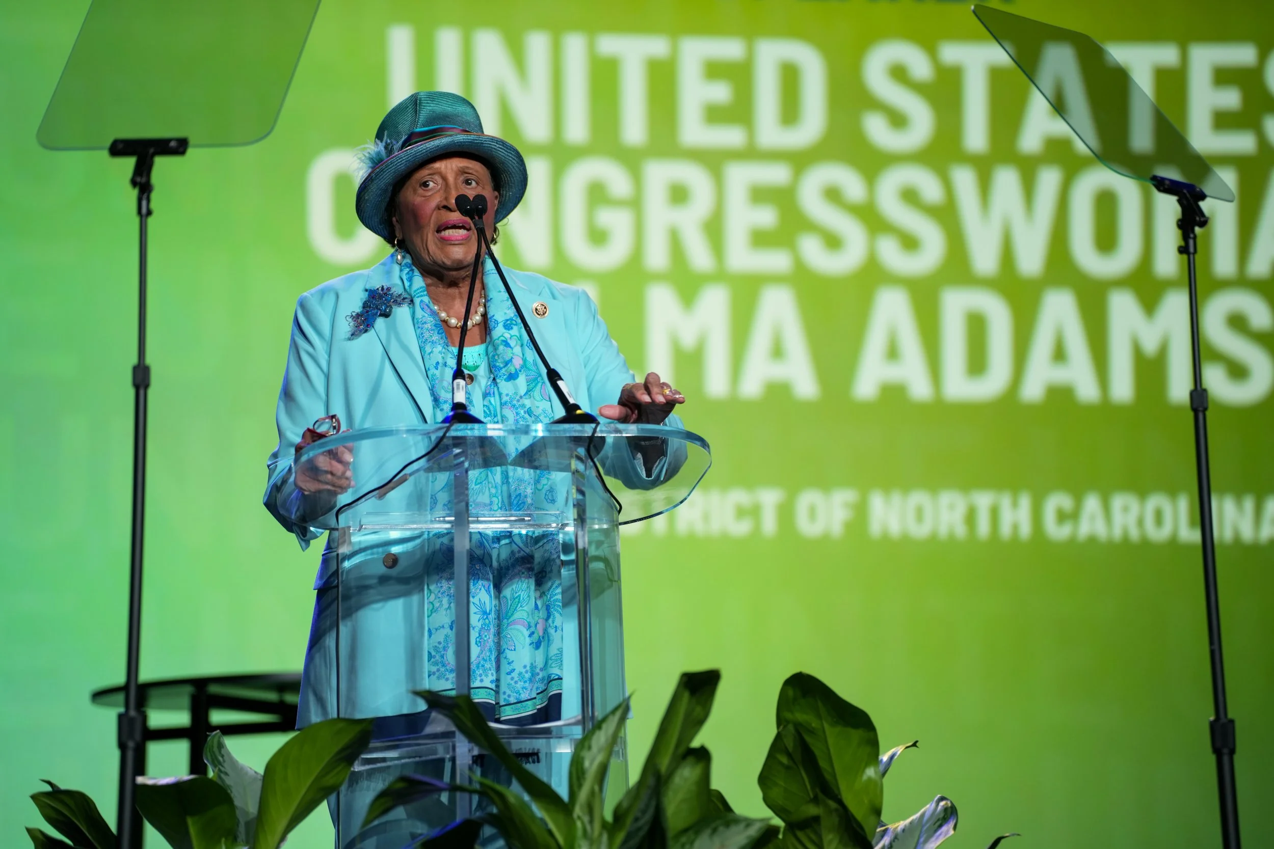 Professional speaker delivering keynote at corporate event