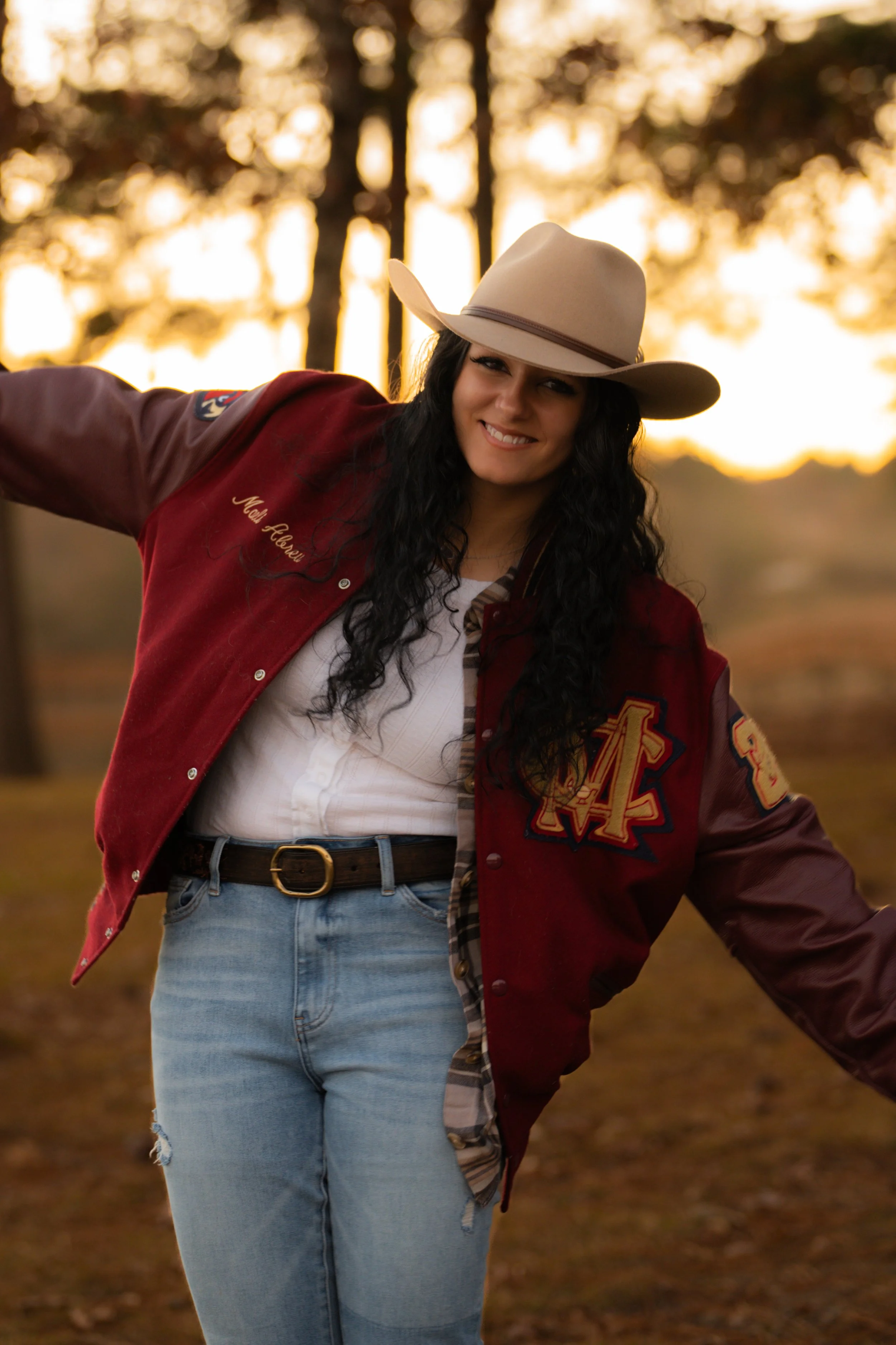 Lifestyle senior portrait capturing authentic expression in Buford GA