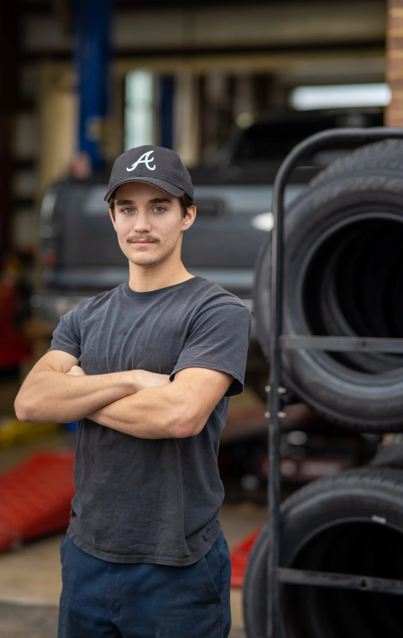 Automotive repair professional delivering quality car maintenance