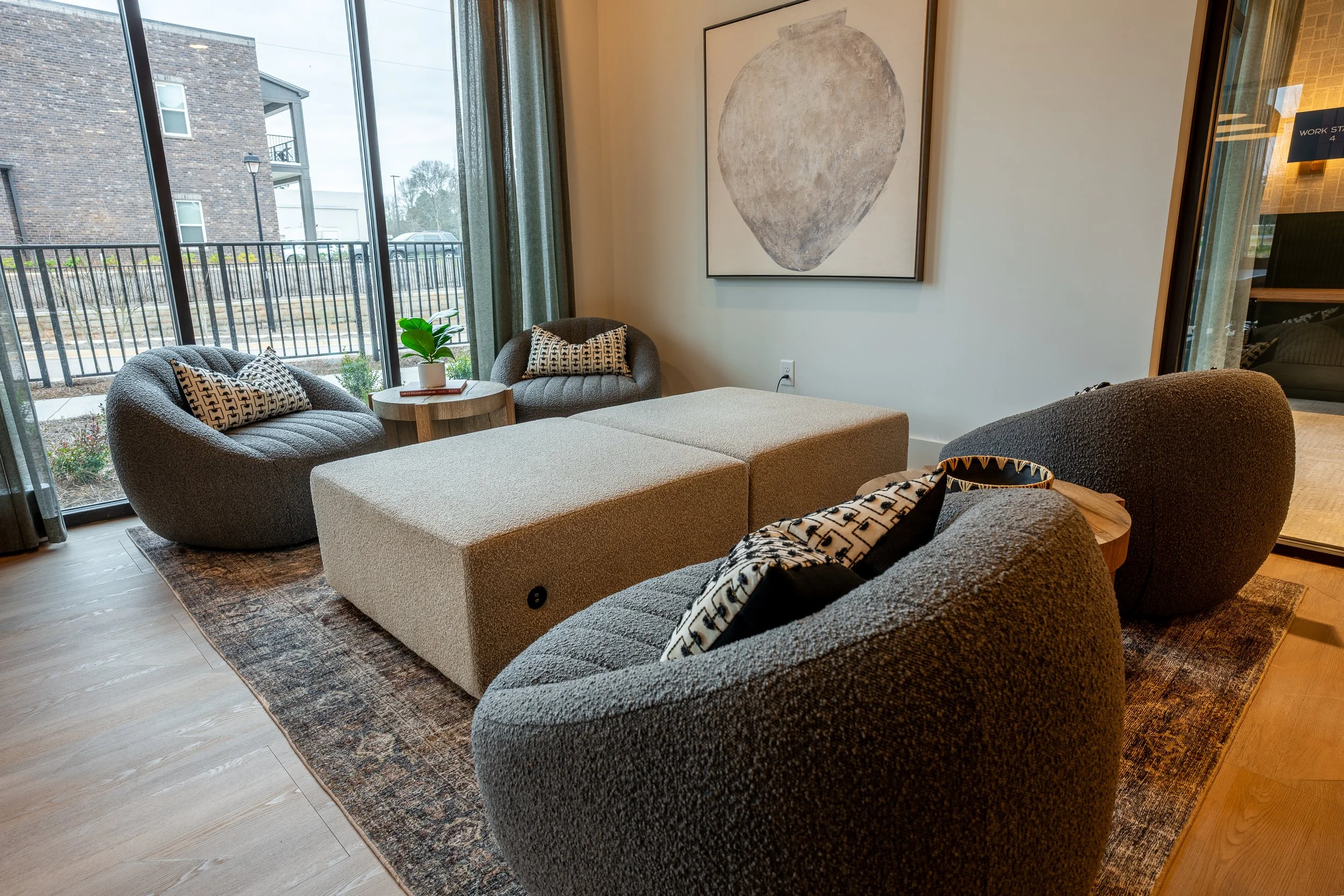 Upscale community amenities photographed professionally for rental listing