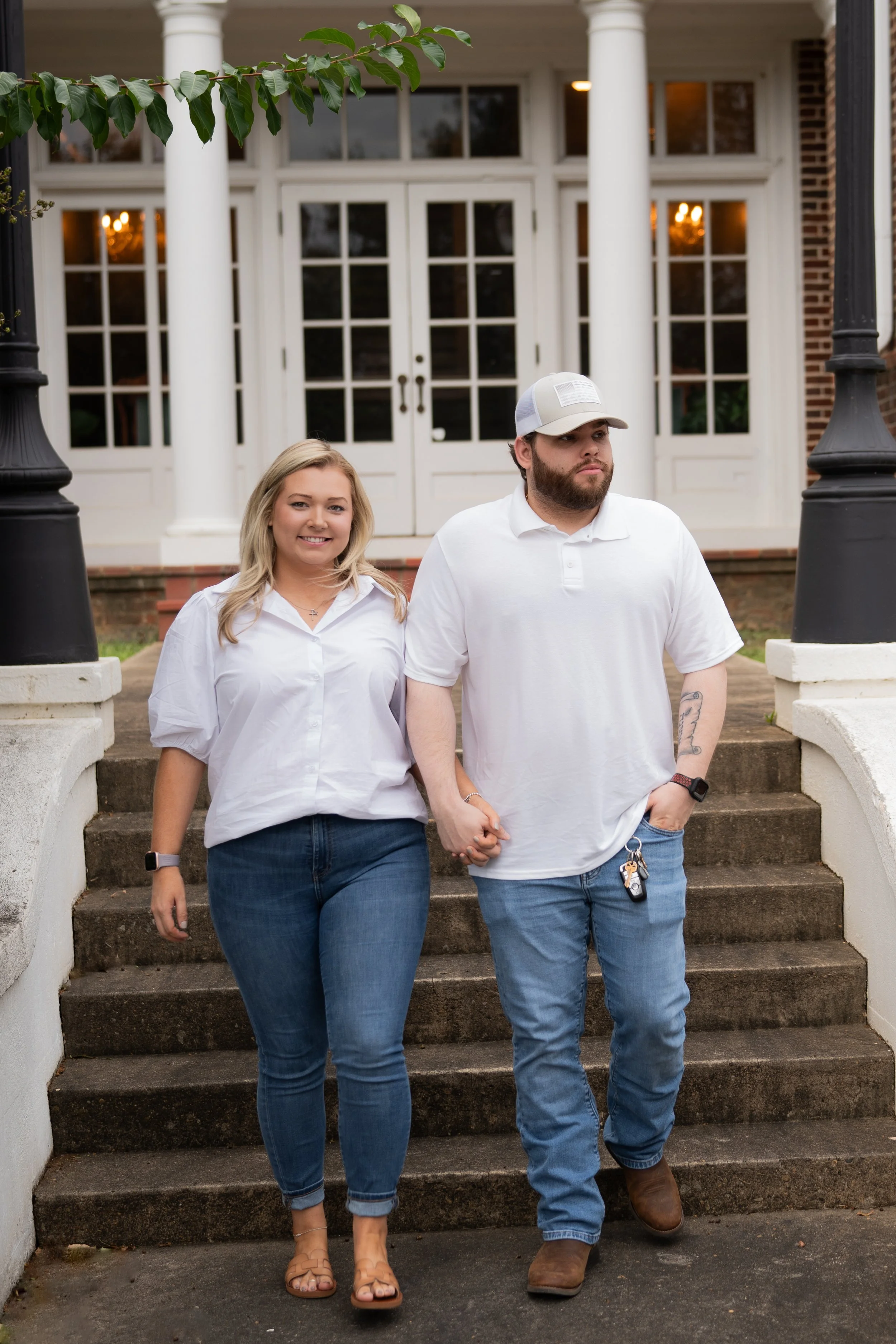Styled Save the Date photography with elegant calligraphy and wedding details in North Georgia