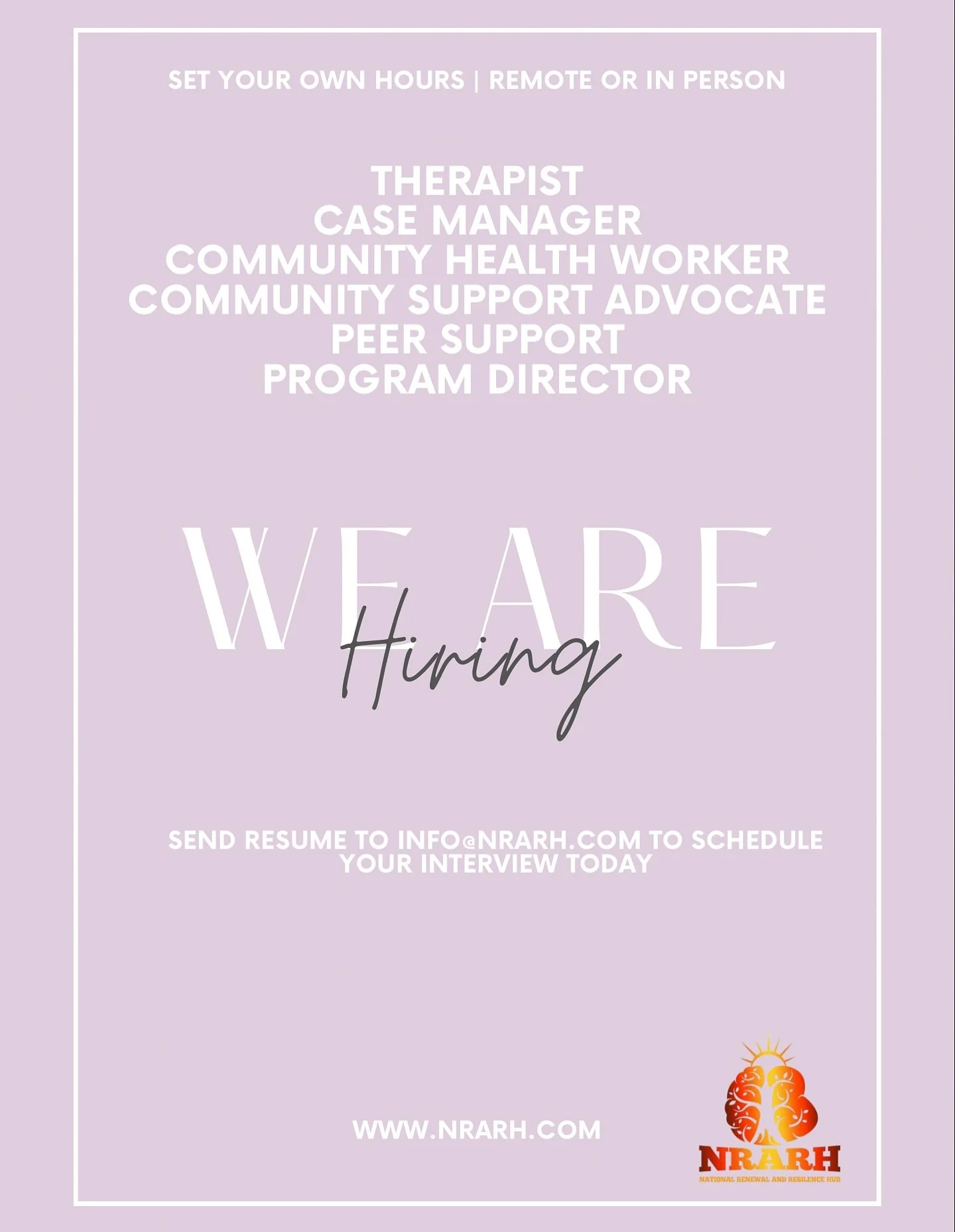 Therapists, case managers, community advocates &mdash; we see you.

💥If burnout, red tape, or feeling undervalued has kept you from making a move, this is your sign.

We&rsquo;re a purpose-driven, therapist-led practice looking for clinicians, clini