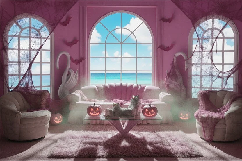 Eerie ideas for a spooky night shoot! 👻💀🎃 Time&rsquo;s running out, so book your Halloween project at The Powder Room Studio in LA today! 🪦