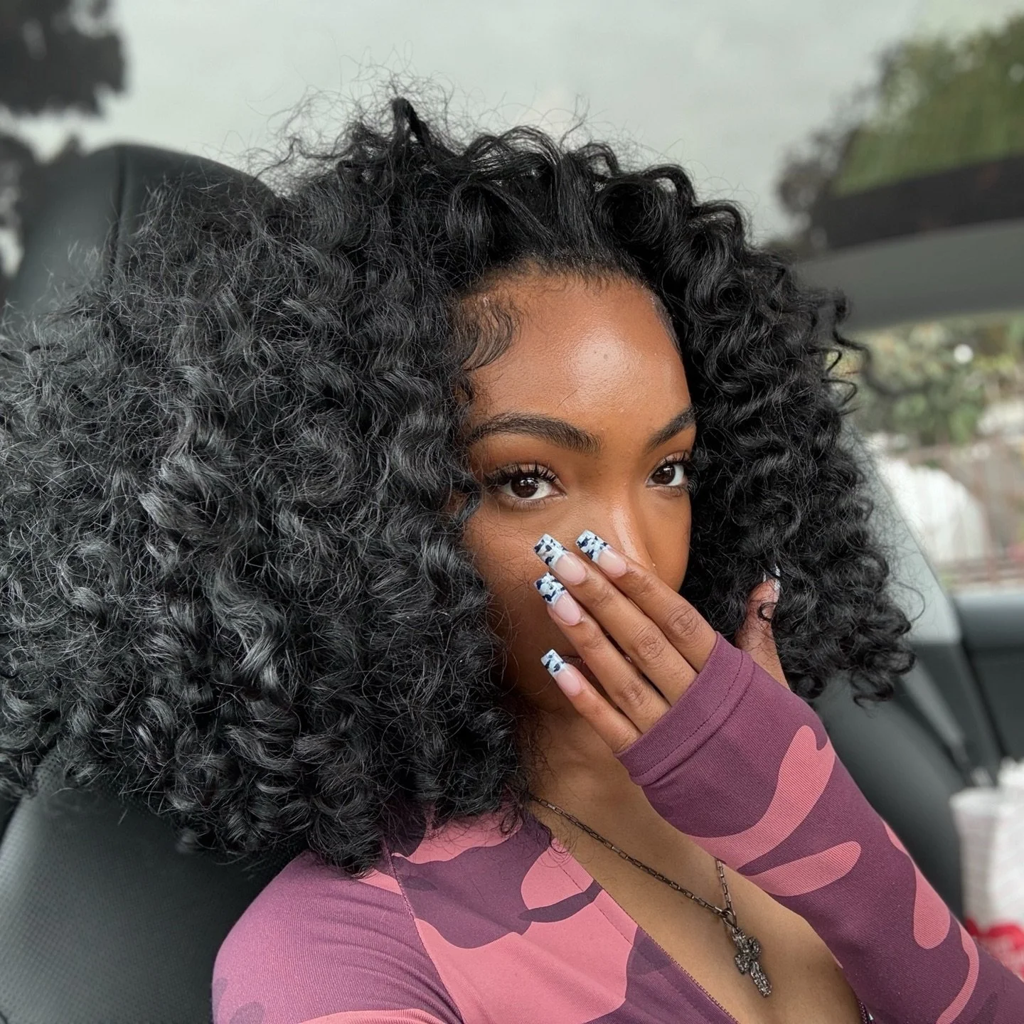 Good morning @amayatm woke up perfect again ! Blue Camo <33