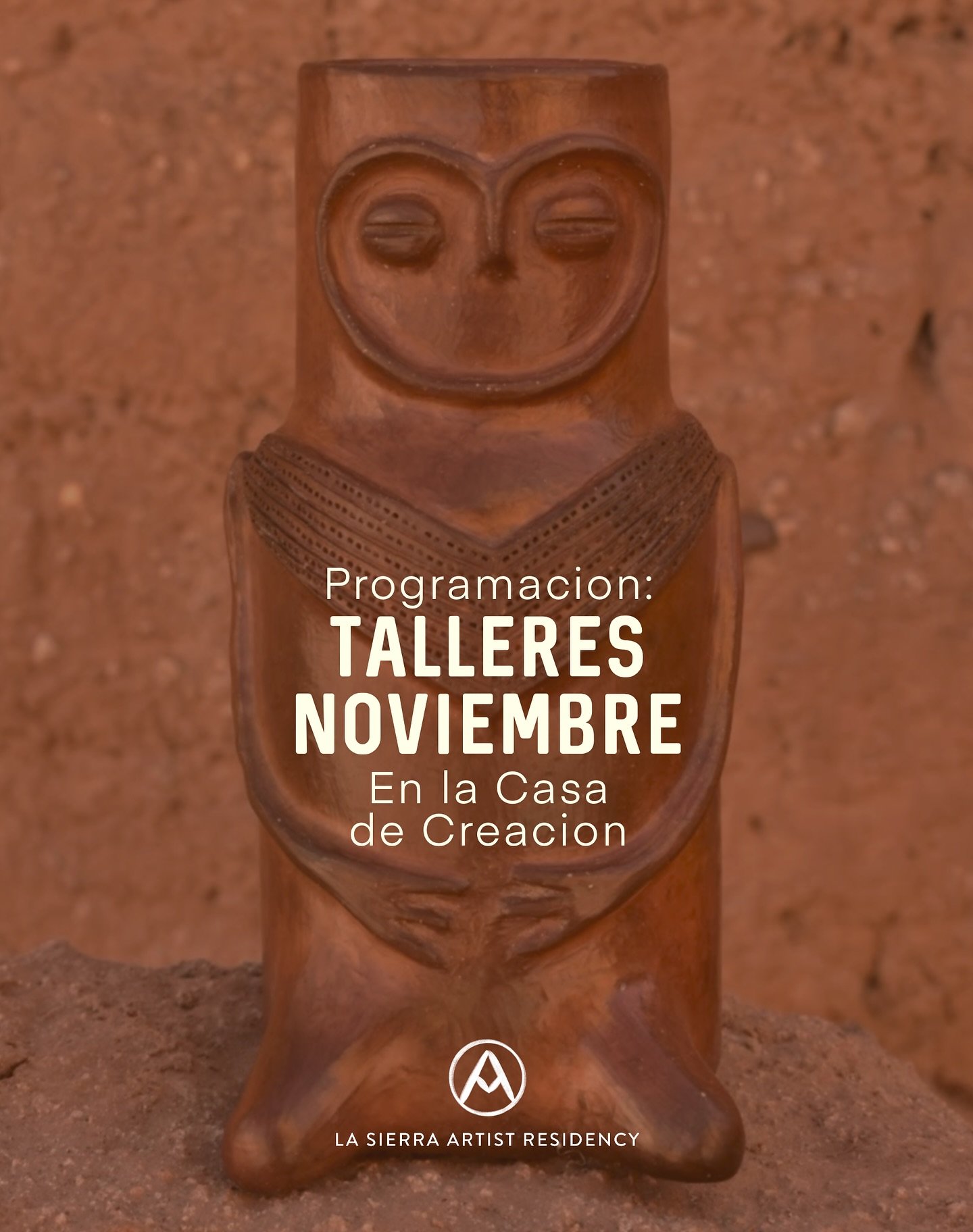T A L L E R E S - Noviembre 
✨en la Casa de Creaci&oacute;n ✨

En noviembre seguimos tejiendo comunidad y creatividad en la Sierra.Tres espacios para explorar con las manos, el cuerpo y el esp&iacute;ritu.

〰️Taller inmersivo de Vasijas Precolombinas