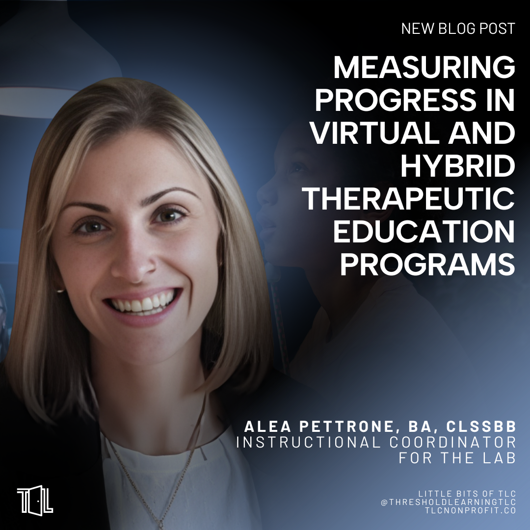 Measuring Progress in Virtual and Hybrid Therapeutic Education Programs