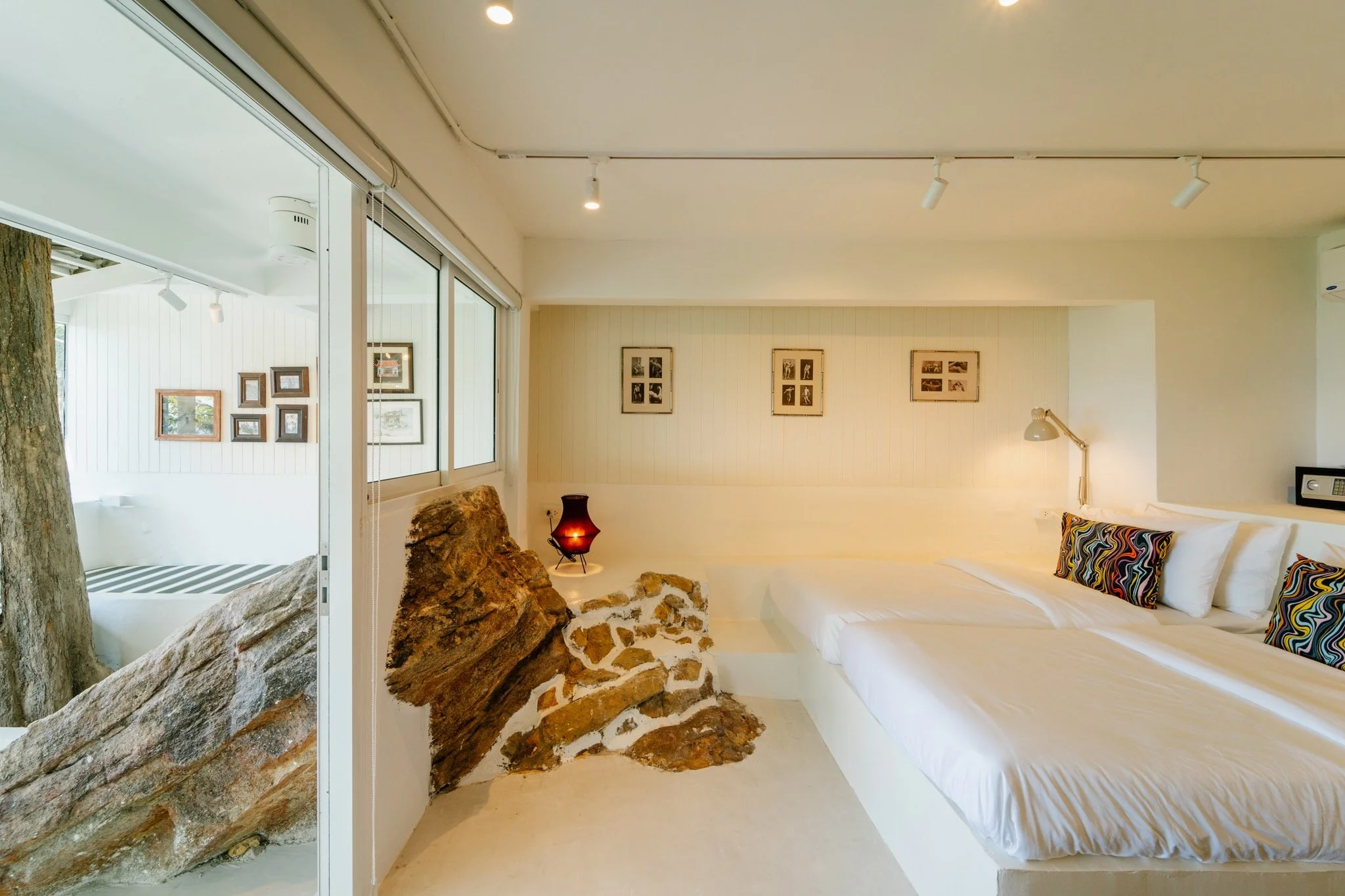 Mid Level En Suite Bedroom Opening to Covered Outdoor Lounge