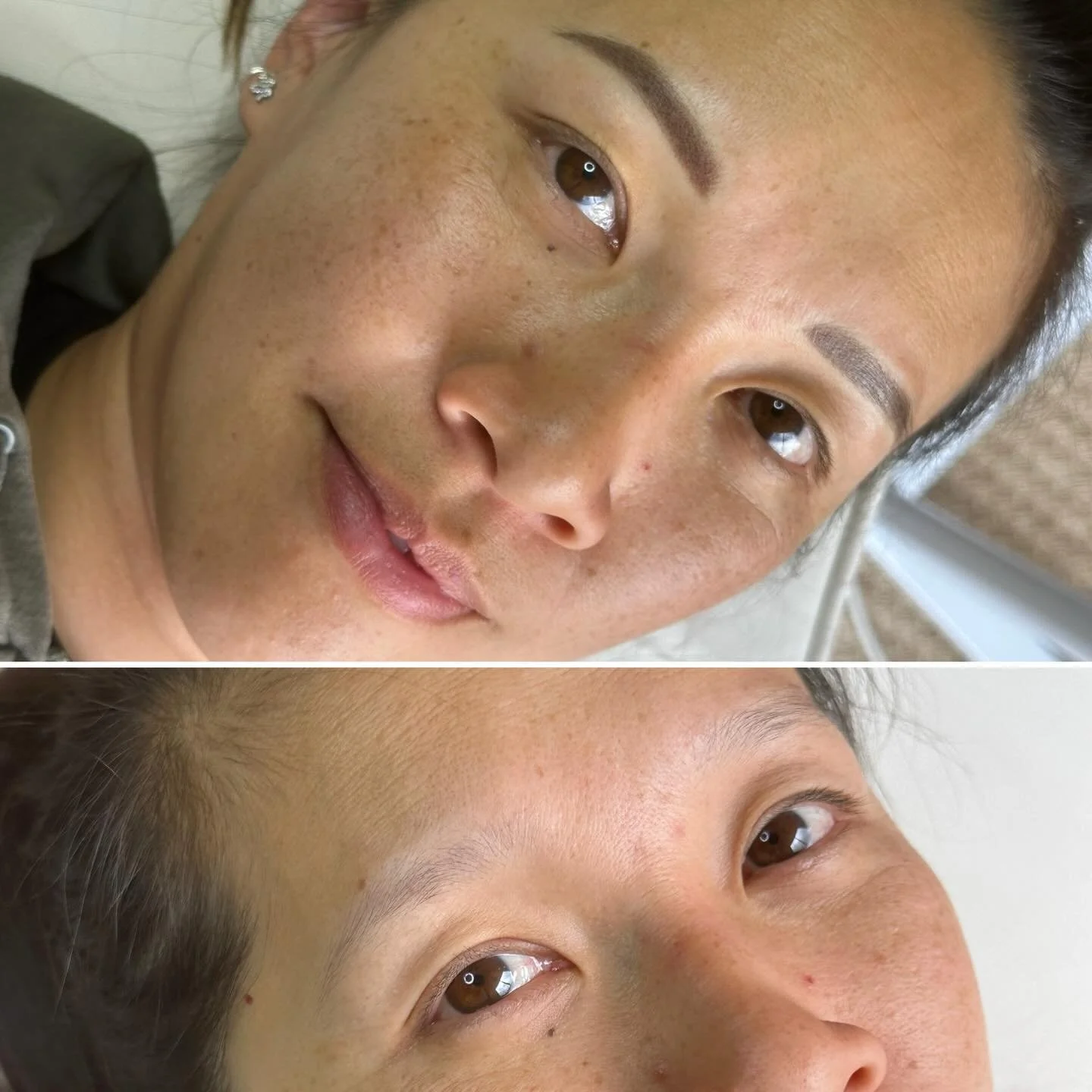 The power of the &lsquo;Powder Brow&rsquo; procedure! So soft, so airy. 

Given hair strokes can be prone to spreading out on oily skin, this procedure is 👌ideal for everyone with that skin type. Tiny little microdots that easily have the space to s
