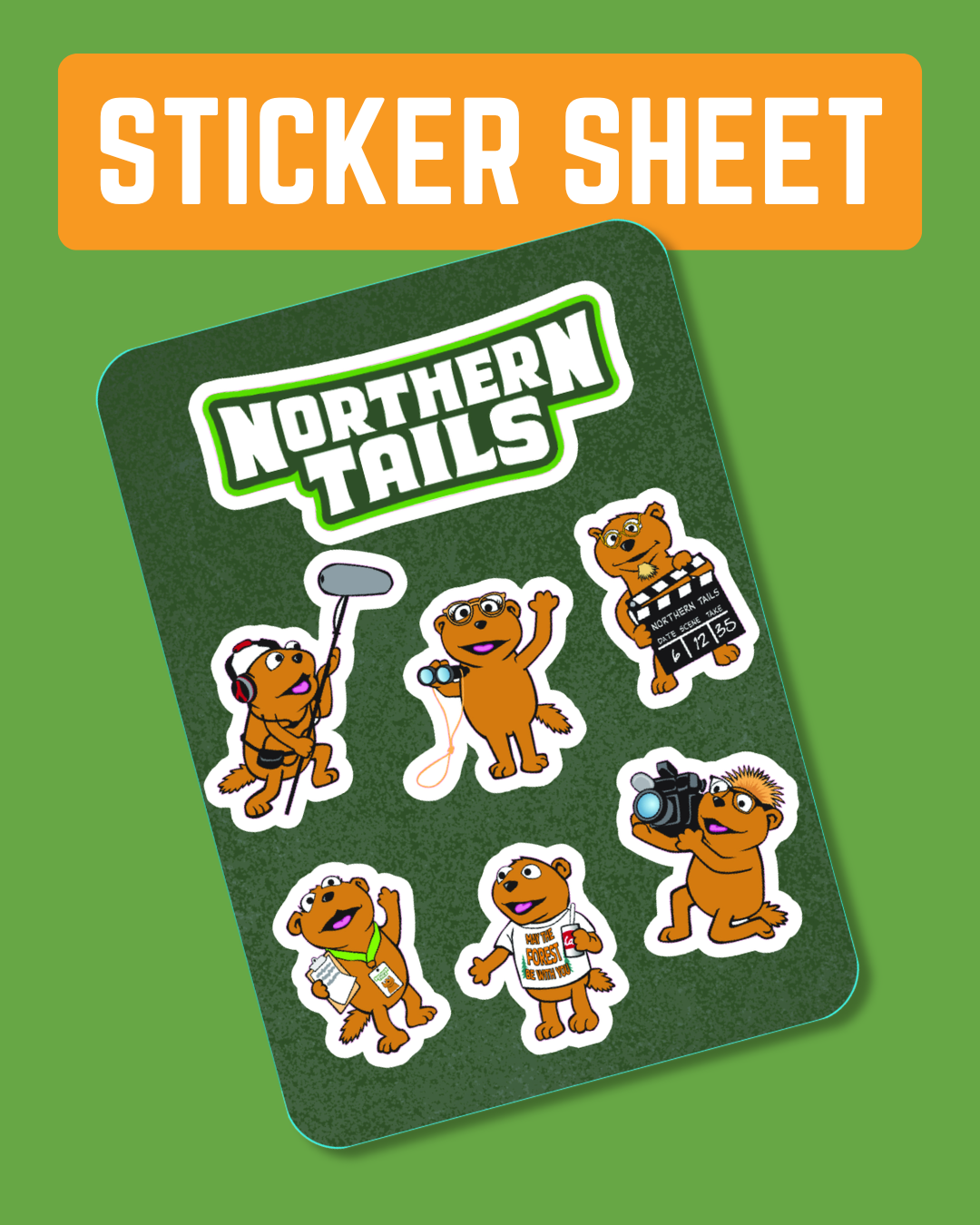 Northern Tails Sticker Sheet