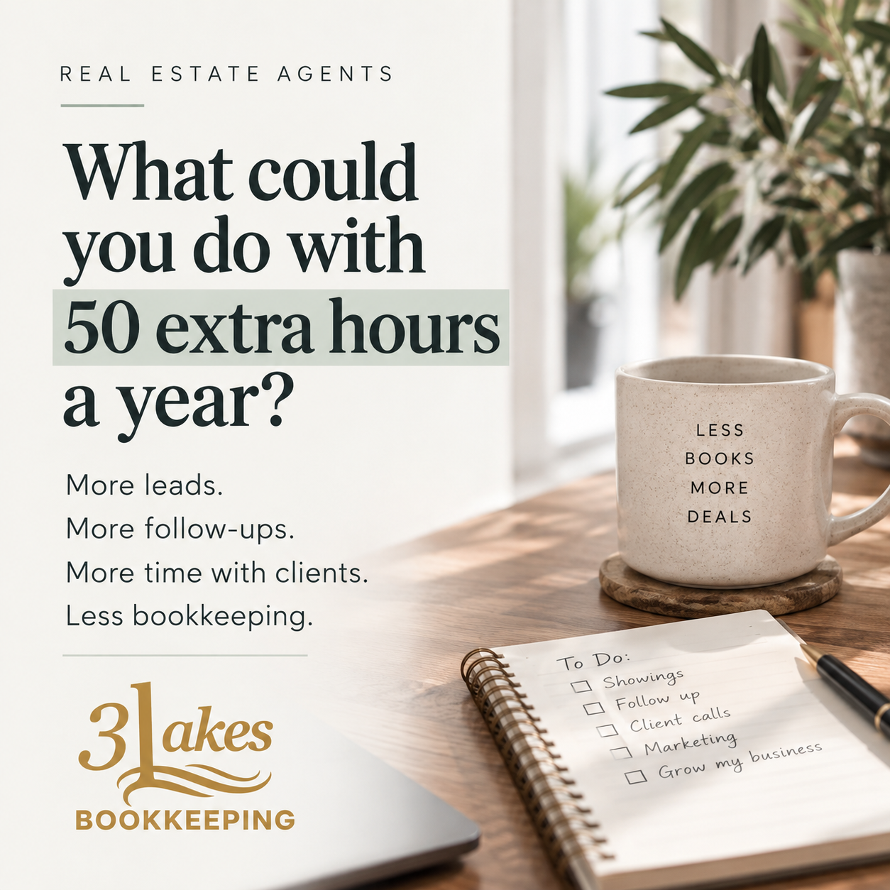 More Leads, Less Bookkeeping: A Smarter Way to Run Your Real Estate Business