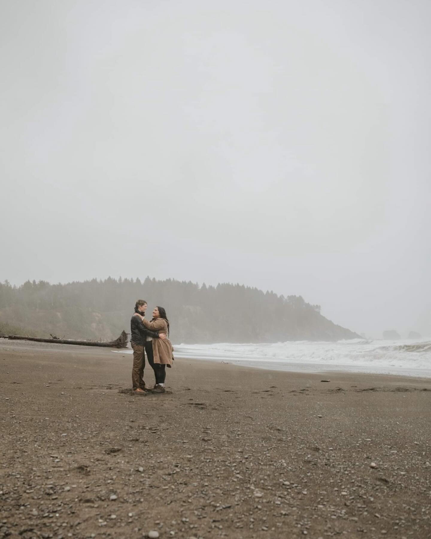 Rainy proposal season! You never know what weather you might get but I am always down for an adventure!