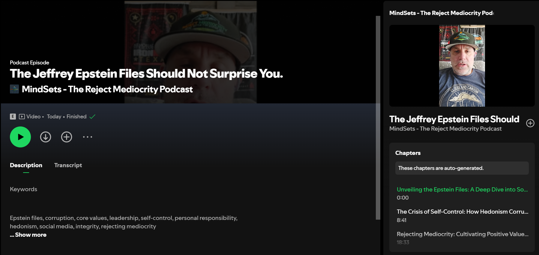 MindSets The Reject Mediocrity Podcast