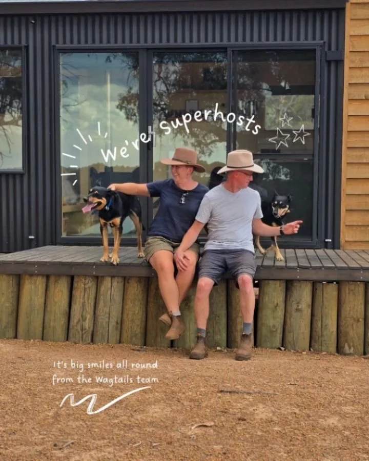 We&rsquo;ll be celebrating tonight at Wagtails as we hit our first big hosting milestone - we&rsquo;re Superhosts 🎉

Being a Superhost means that our awesome guests have given us 5 star reviews and loved our outstanding hospitality (Airbnb&rsquo;s w