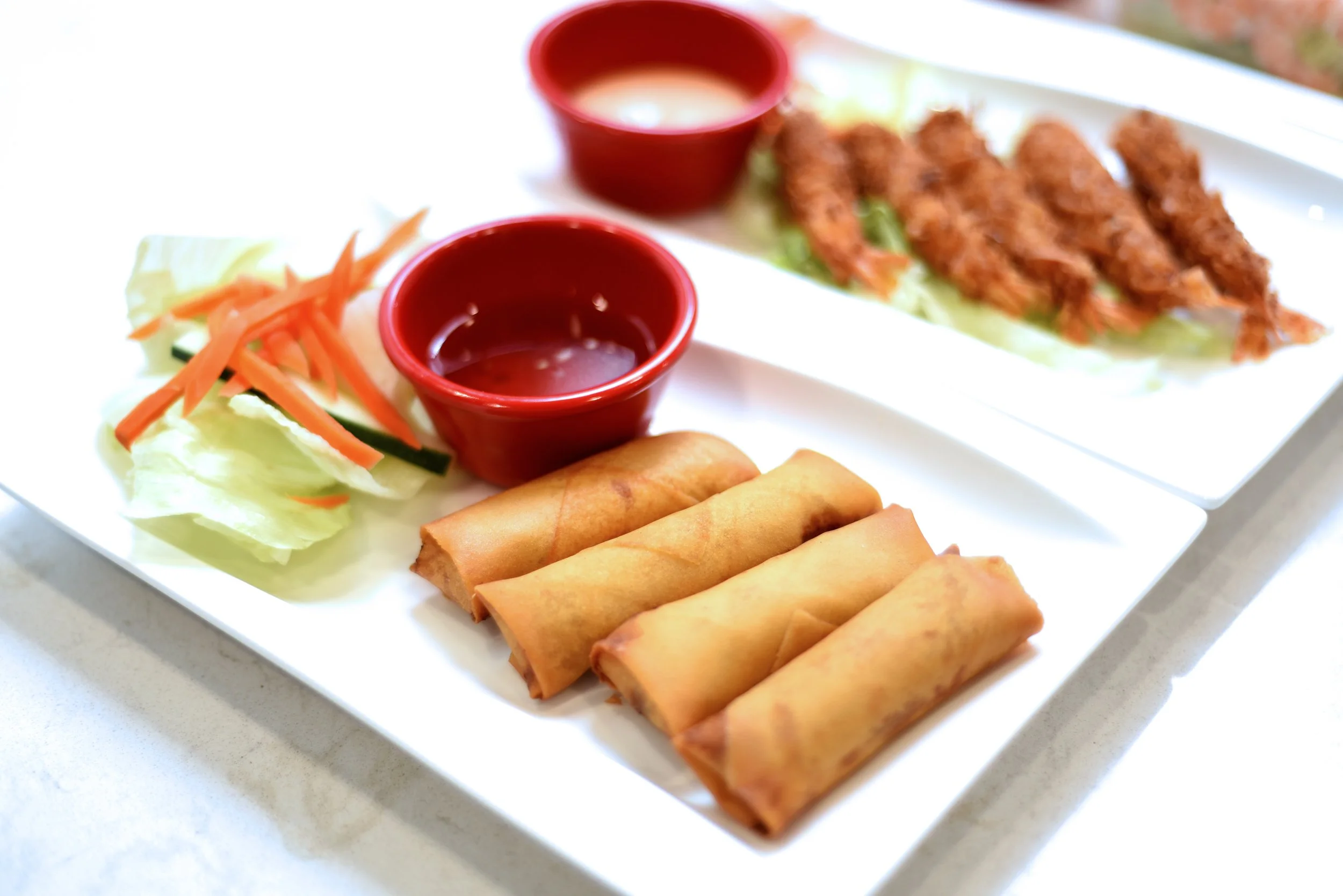 Egg rolls at The Portside