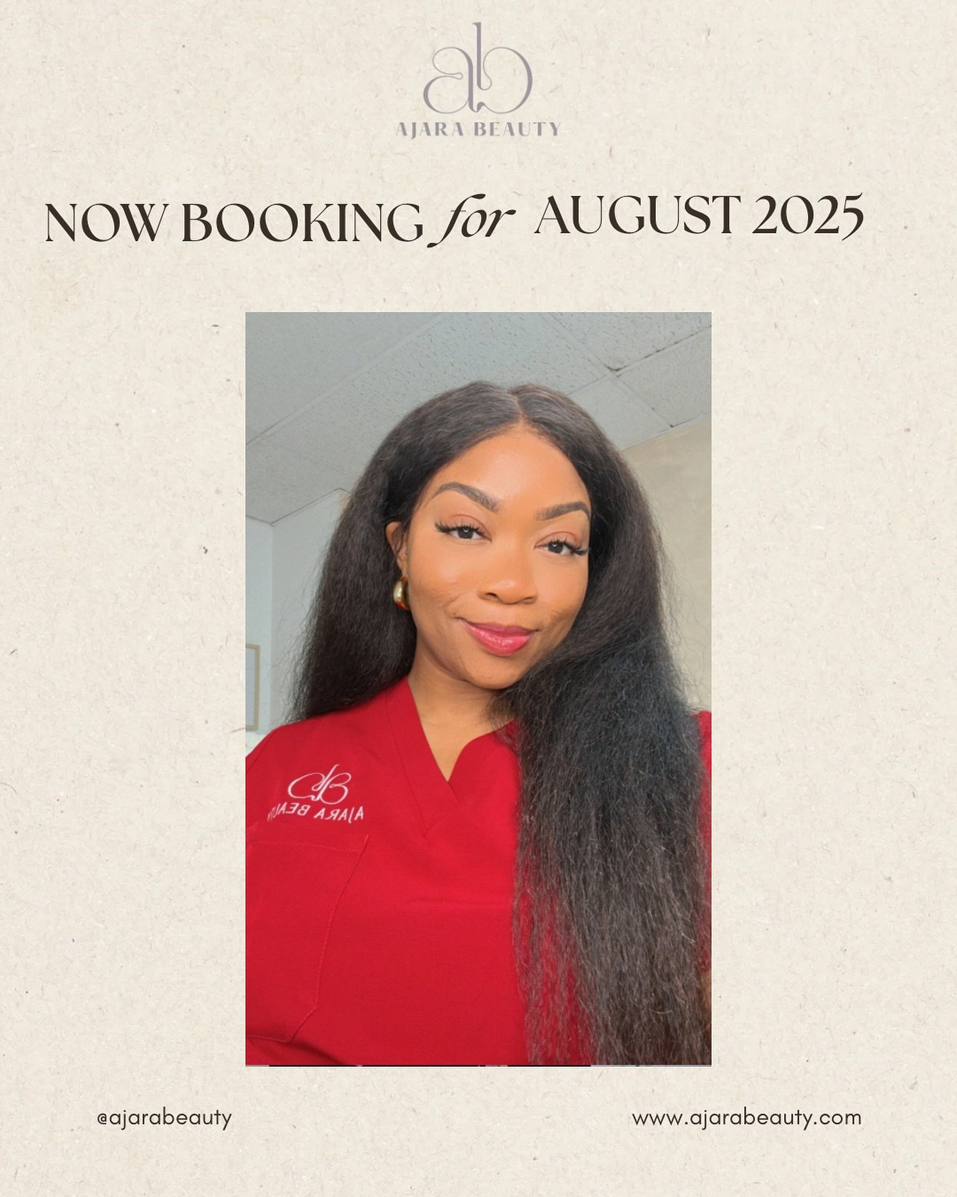 Hello August! ☀️
Our books are open— secure your self- care session today, in time for summer! Whether it’s a glow-up or a wellness boost, we’ve got you covered. Spots fill fast, so don’t wait! Comment “BOOK” to g