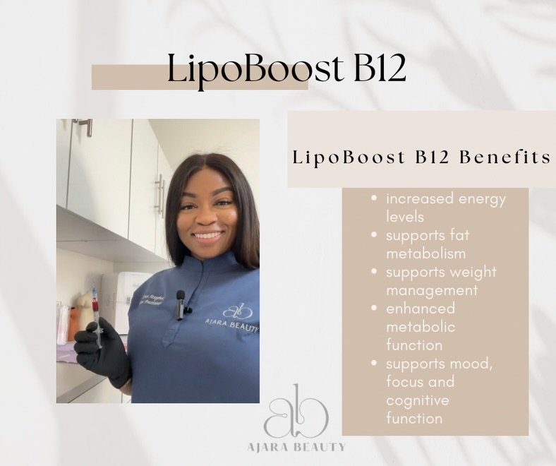 Low energy? Slow metabolism? Our LipoBoost B12 injections help support fat burning, energy, and focus 🔥💉
&bull;
📍 643 S Olive St Los Angeles
📧 hello@ajarabeauty.com
📱 (424) 209-2943 (call/ text)
🗓️ Book thru Jane App (link in bio)
🍒 Treat now,