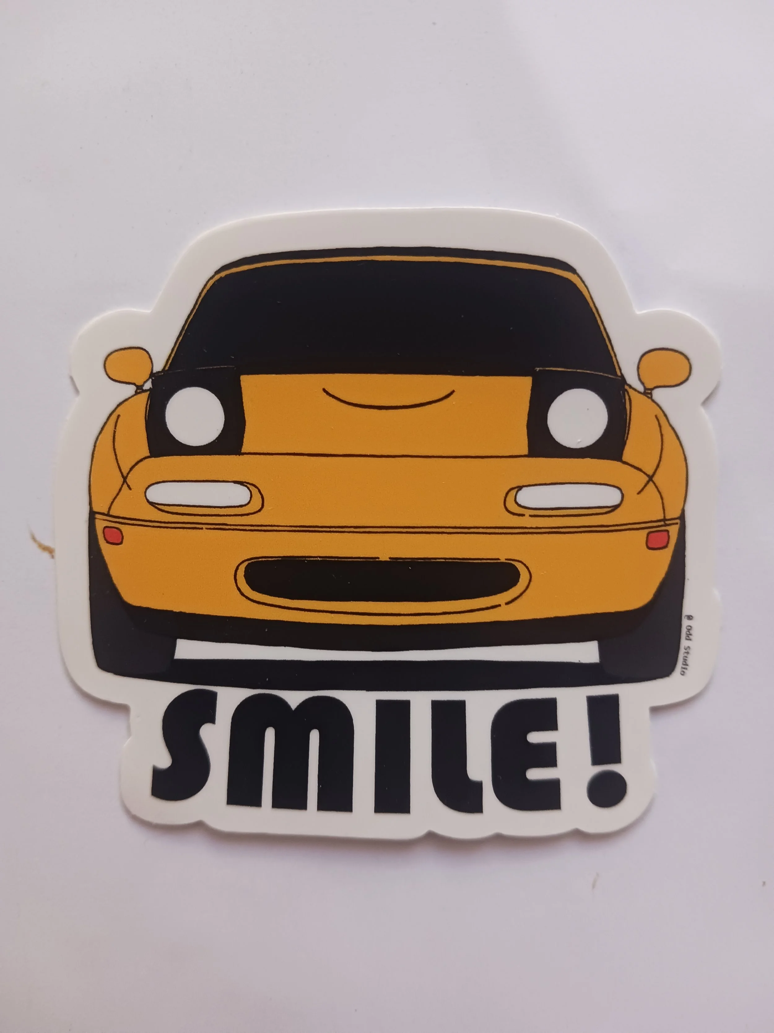 'Miata "Smile"' Sticker