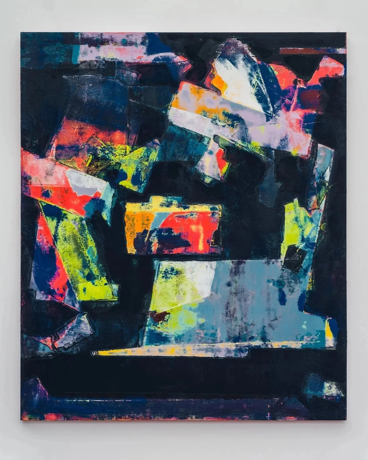 Informal Collapse, 2025, oil-on-panel, 81 x 97cm