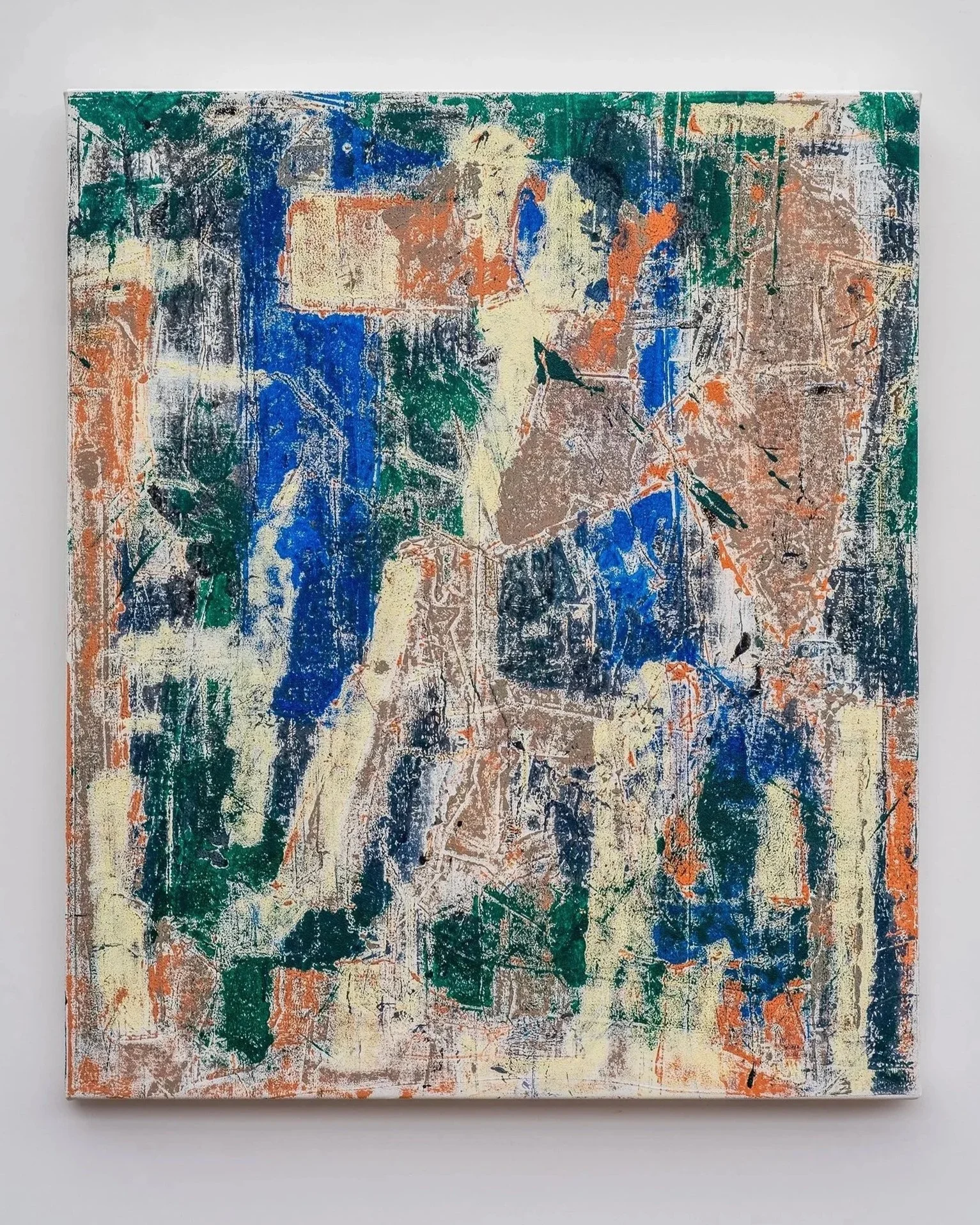 Stood in Ruins, 2025, oil-on-canvas, 80cm x 68cm