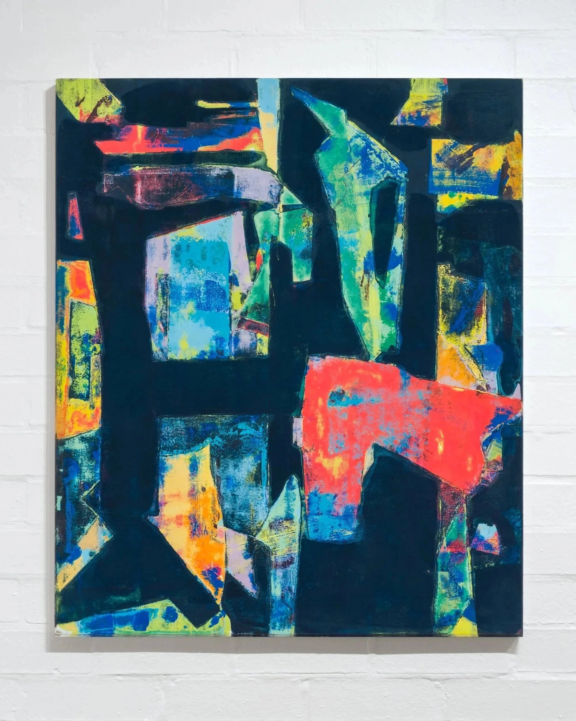 About Two Times Ago, 2025, oil-on-panel, 81 x 97 x 2cm