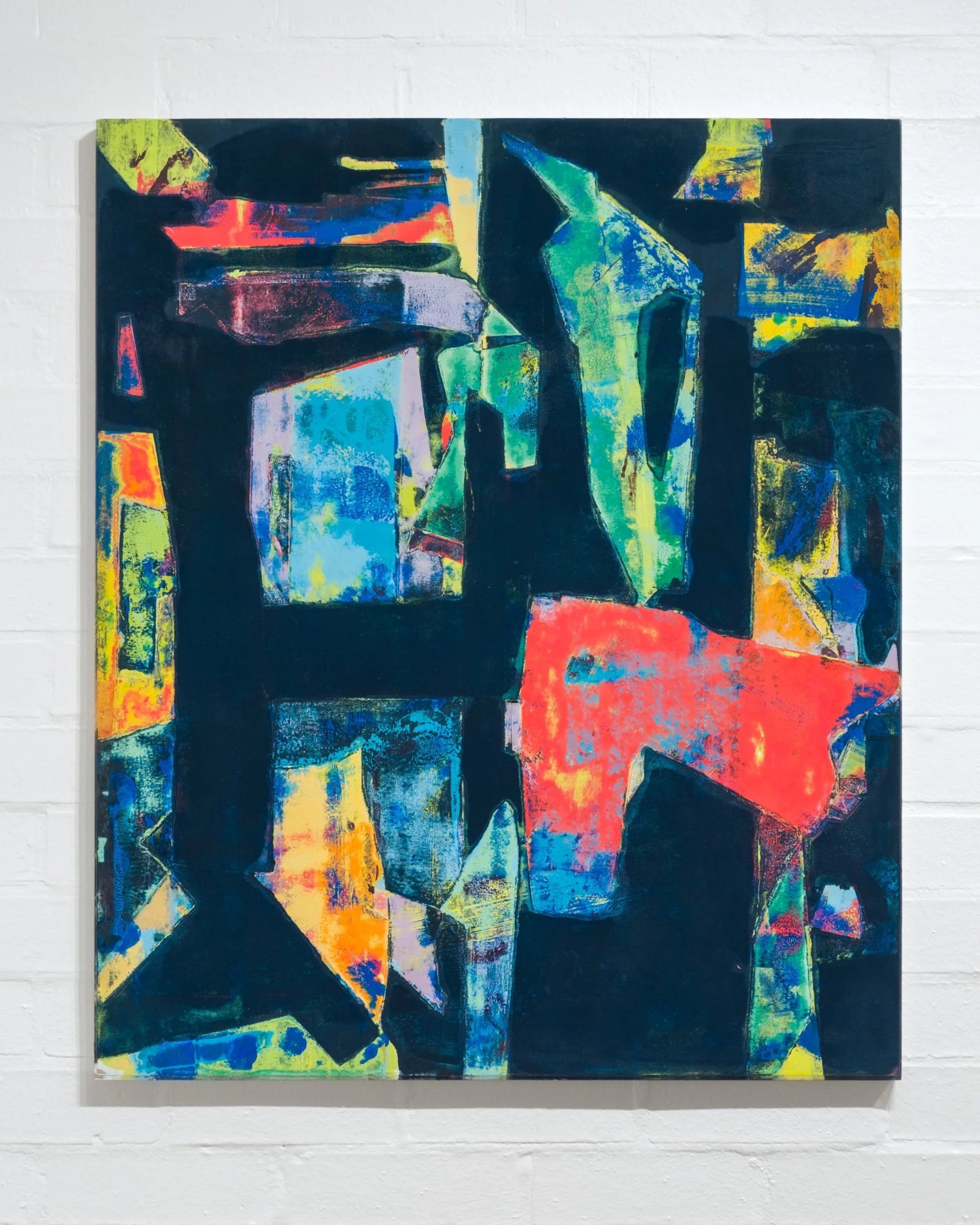 About Two Times Ago, oil on gesso panel, 81 x 97 cm, 2025