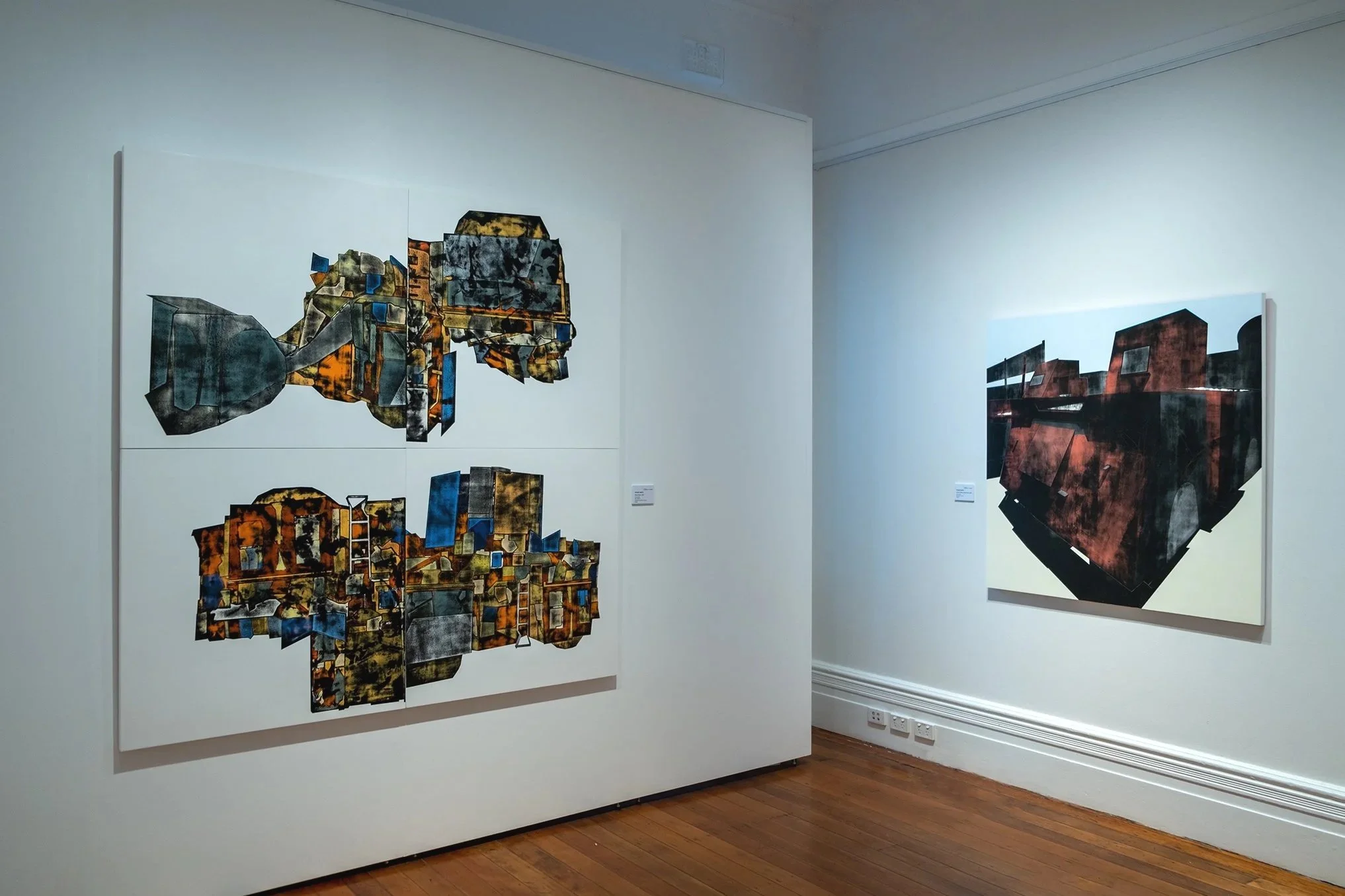 Installation view, (re)arrangements, Grace Cossington Smith Gallery, Sydney, 2021