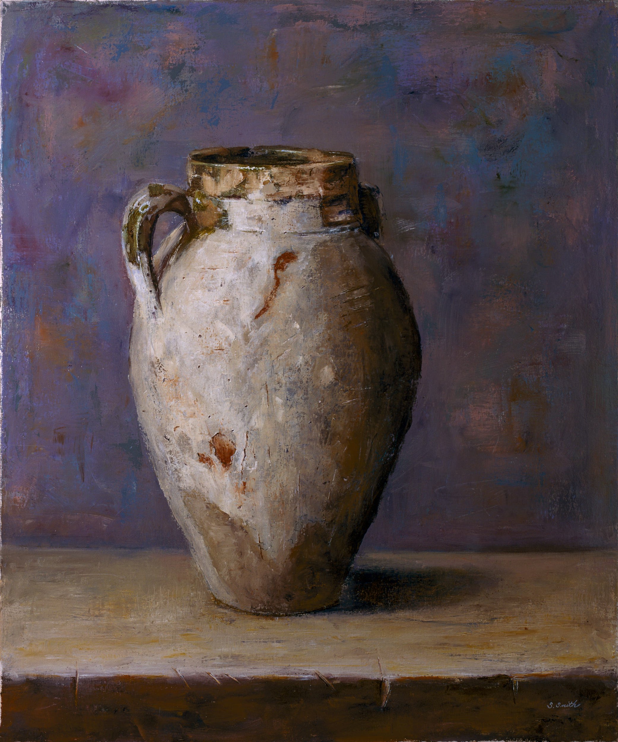 White Vessel, 2004, Oil on canvas - 91 x 76cm