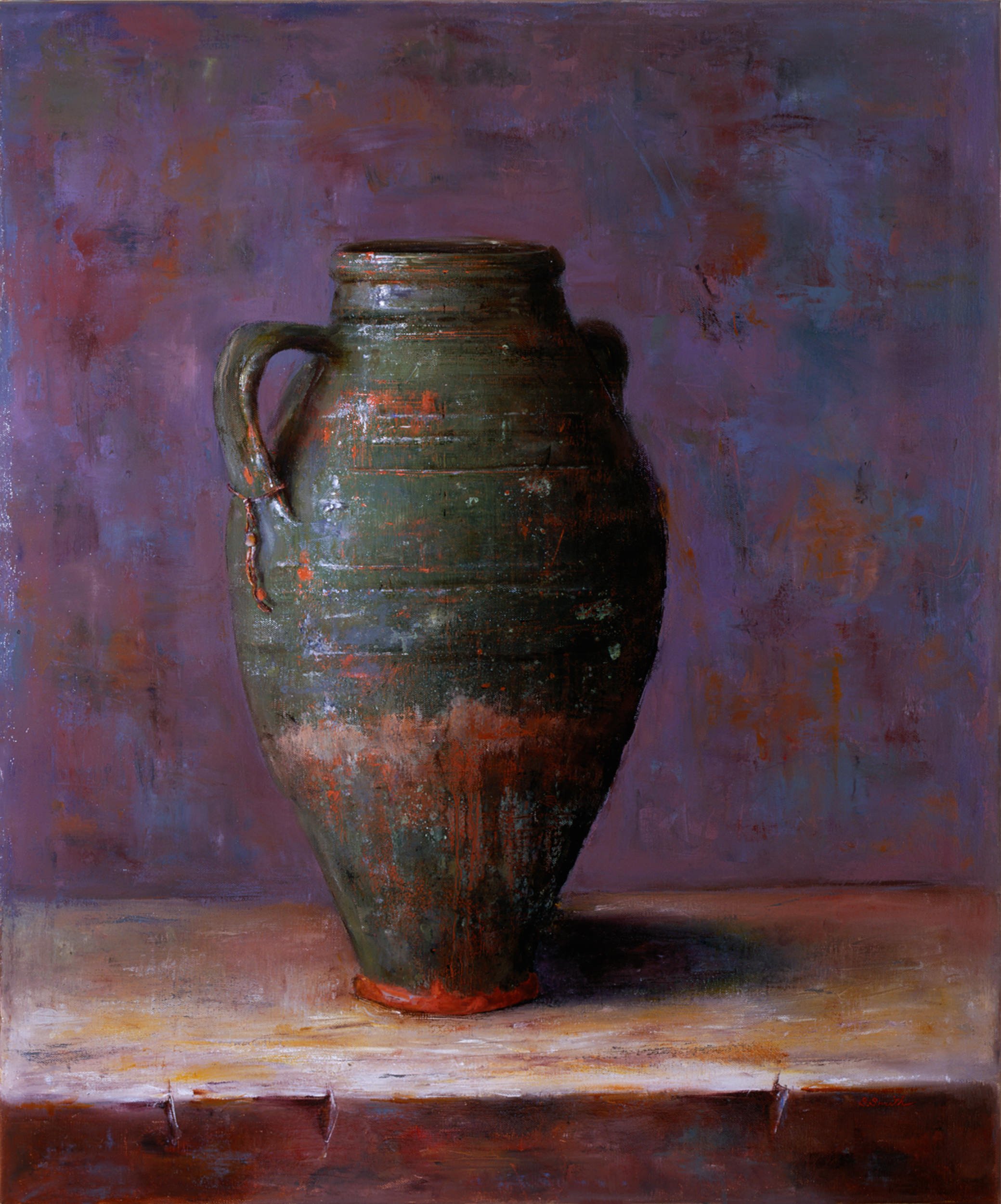 Green Vessel, 2004, Oil on canvas - 91 x 76cm