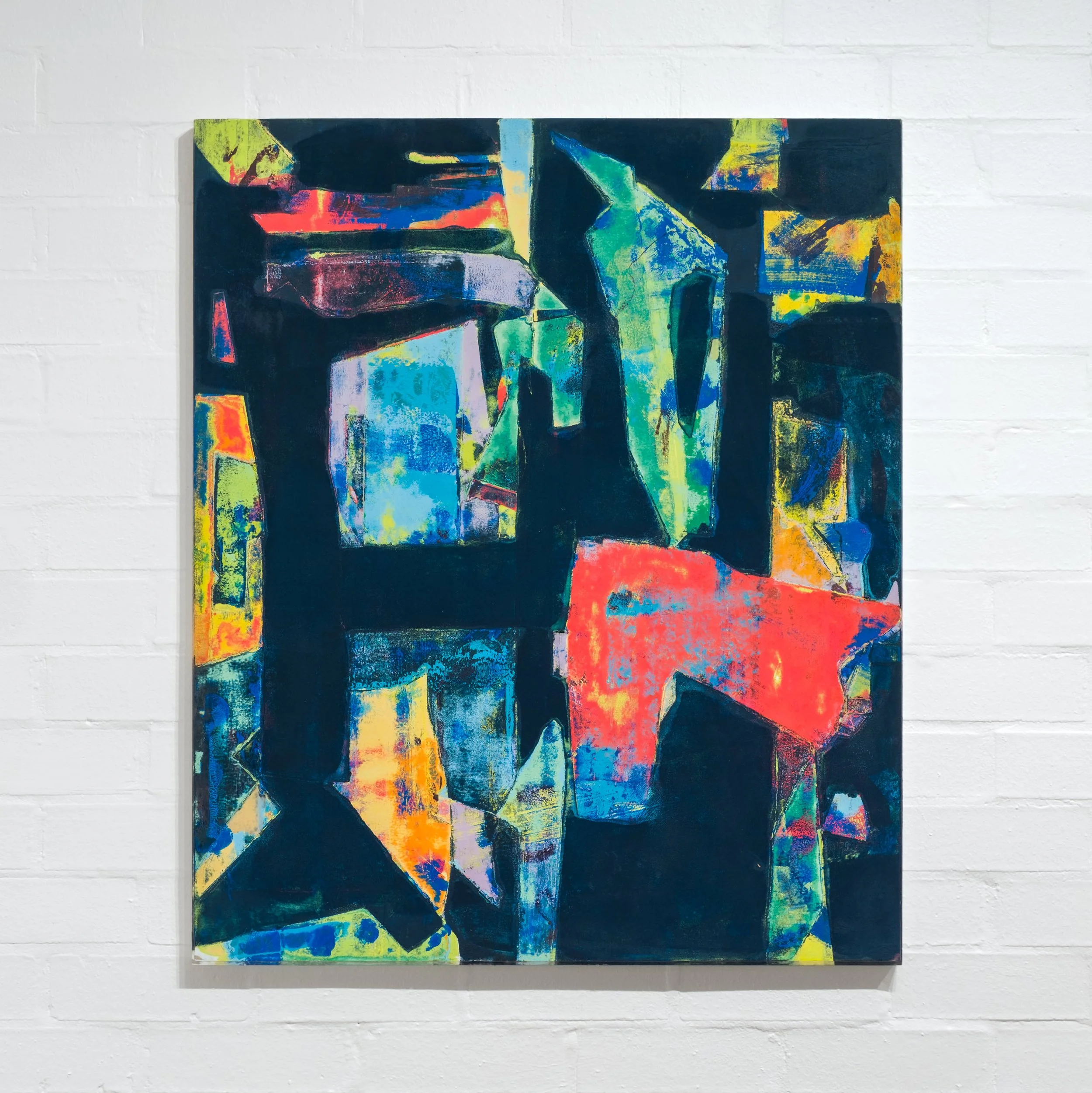 About Two Times Ago, 2025, Oil-on-Panel, 81 x 97 x 2cm