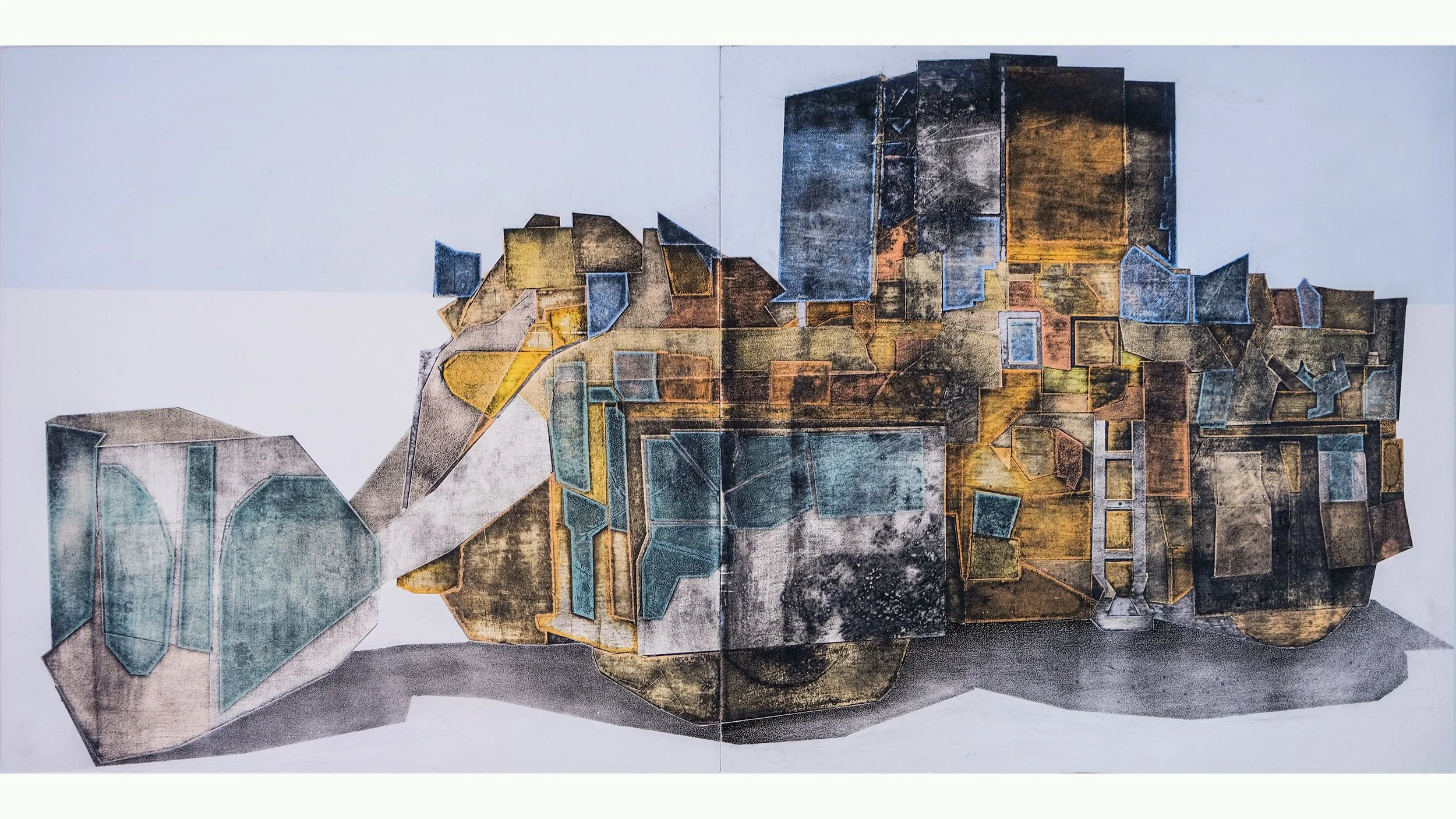 Deceived, oil on panel, 40 x 80cm, 2020